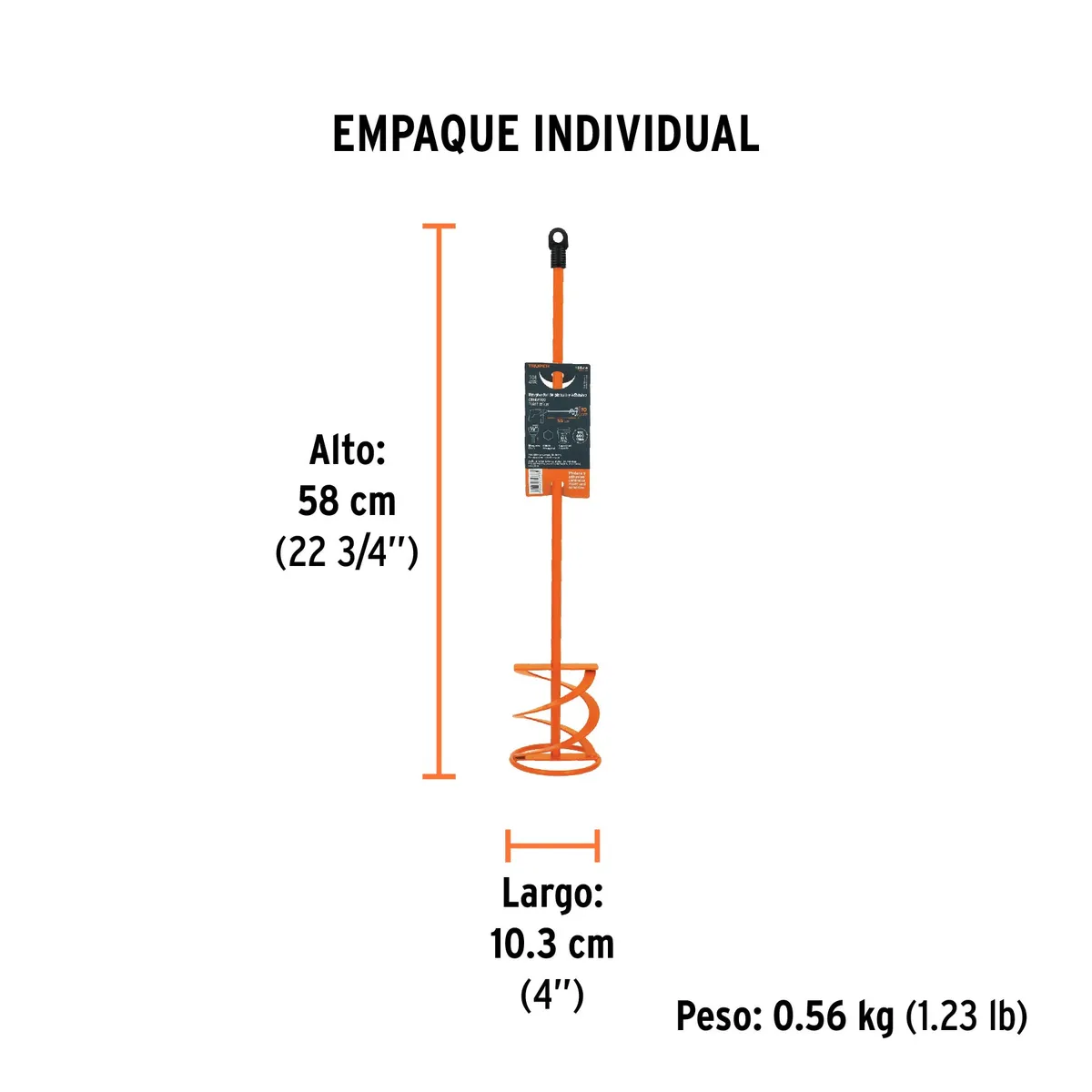 Revolvedor de Pintura 100 mm de Diámetro Truper - 15824