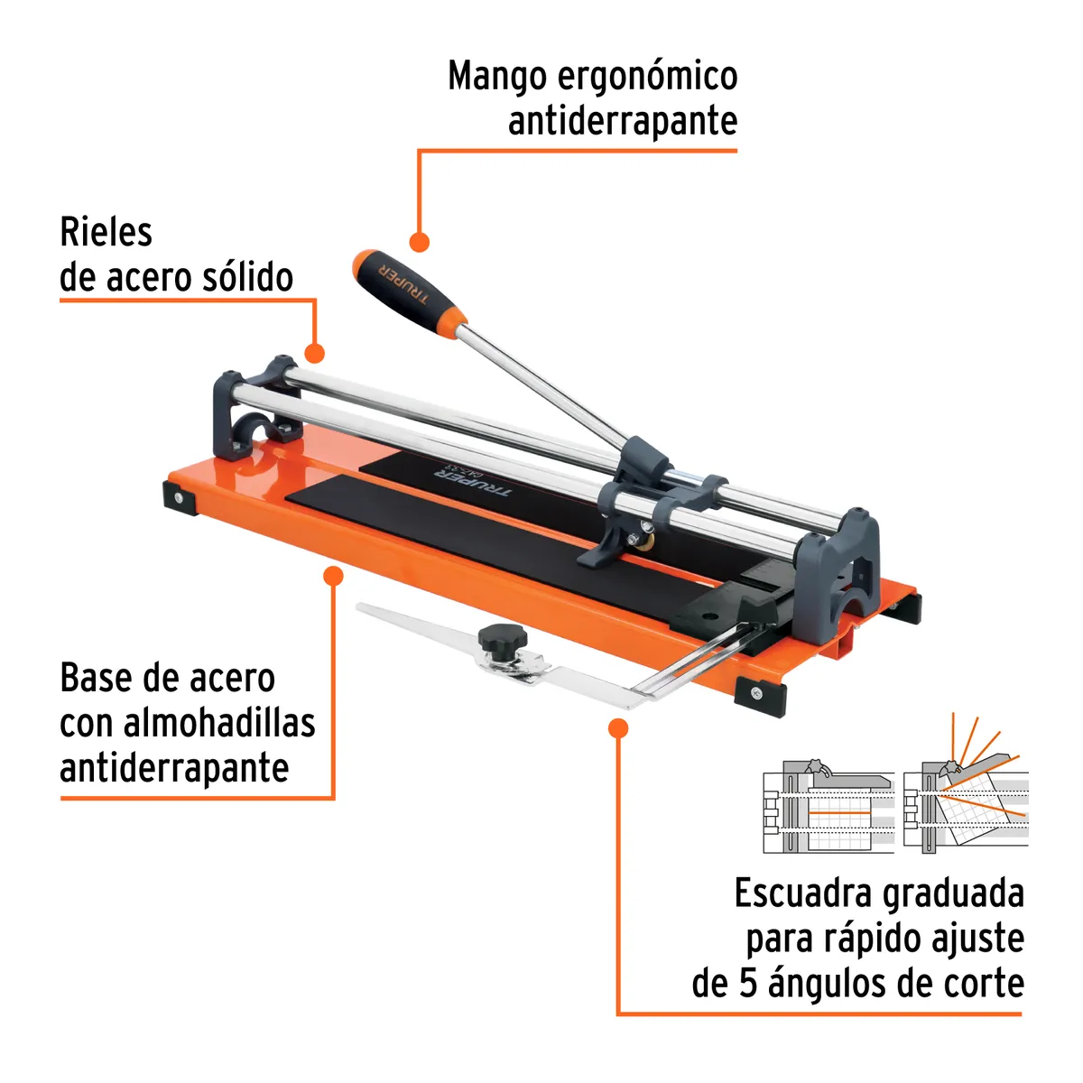 Cortador de Azulejo 13" (33 cm) Truper - 12926