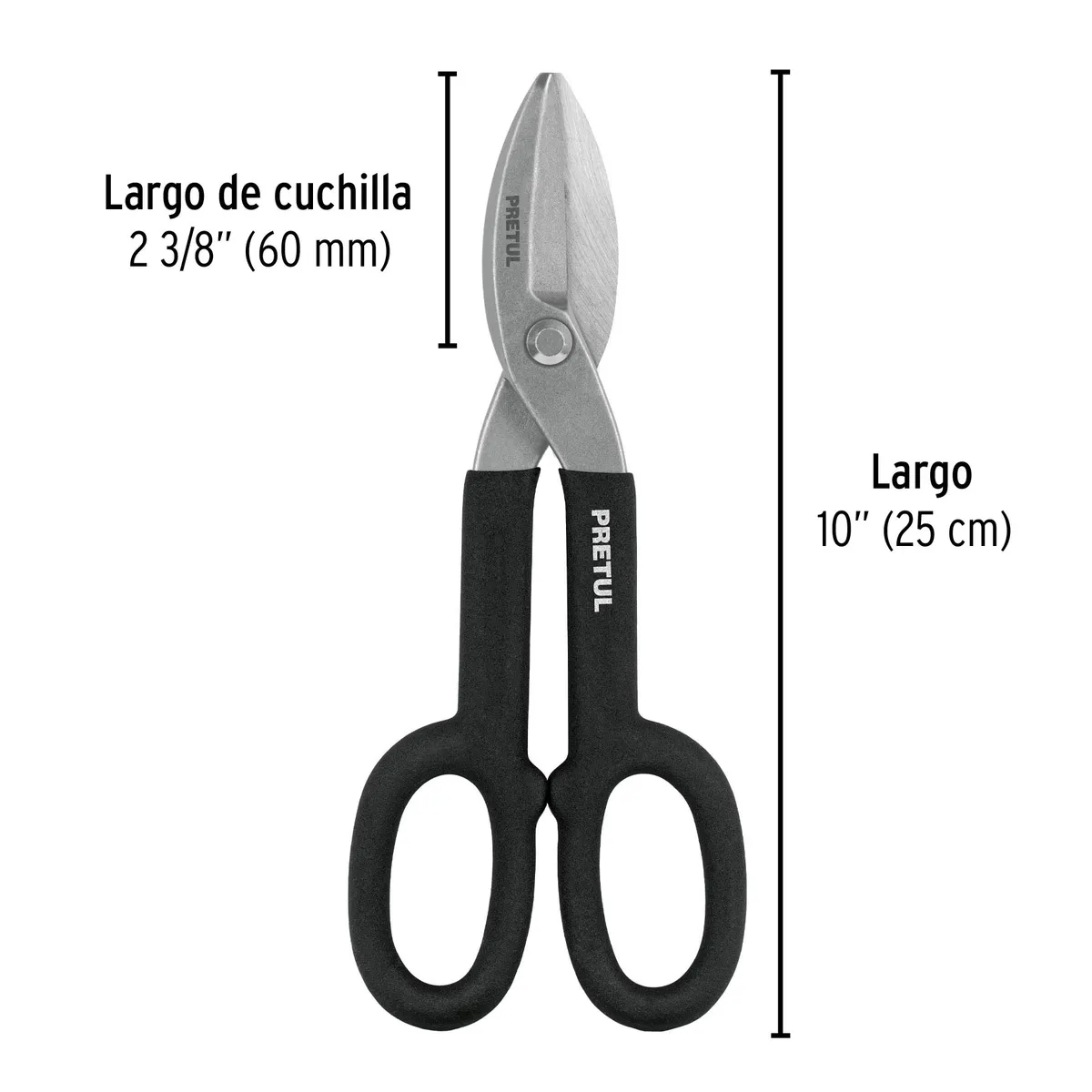 Tijeras para Hojalatero 10" Pretul - 26050