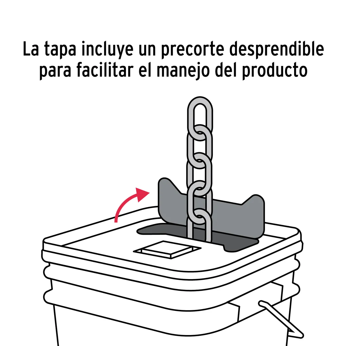 Metro de Cadena Galvanizada 3/8" G30 Fiero - 44273