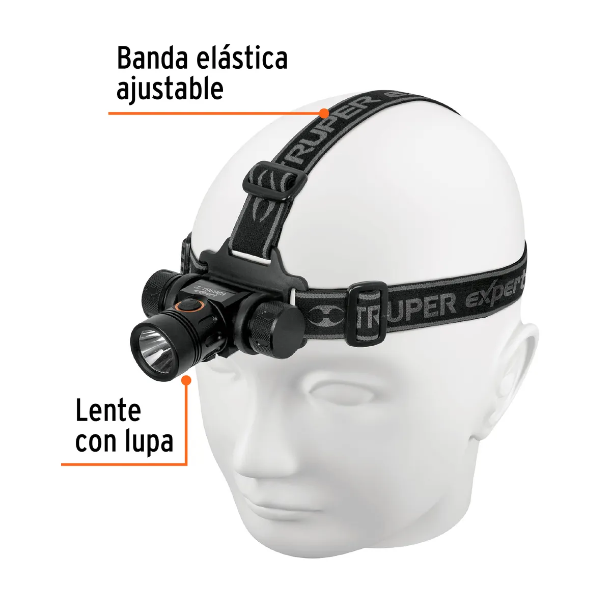 Linterna LED 500 lm LICA550RX Truper - 18435