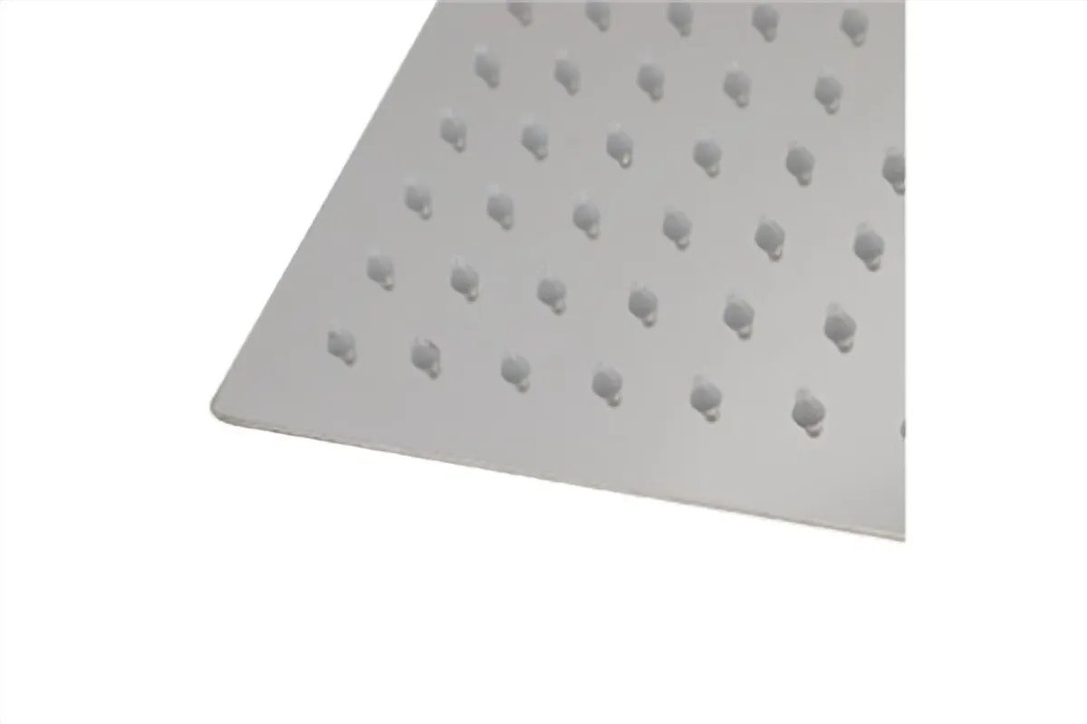 Regadera Cuadrada 8" de Acero Inoxidable Deluxe MEER - RC11