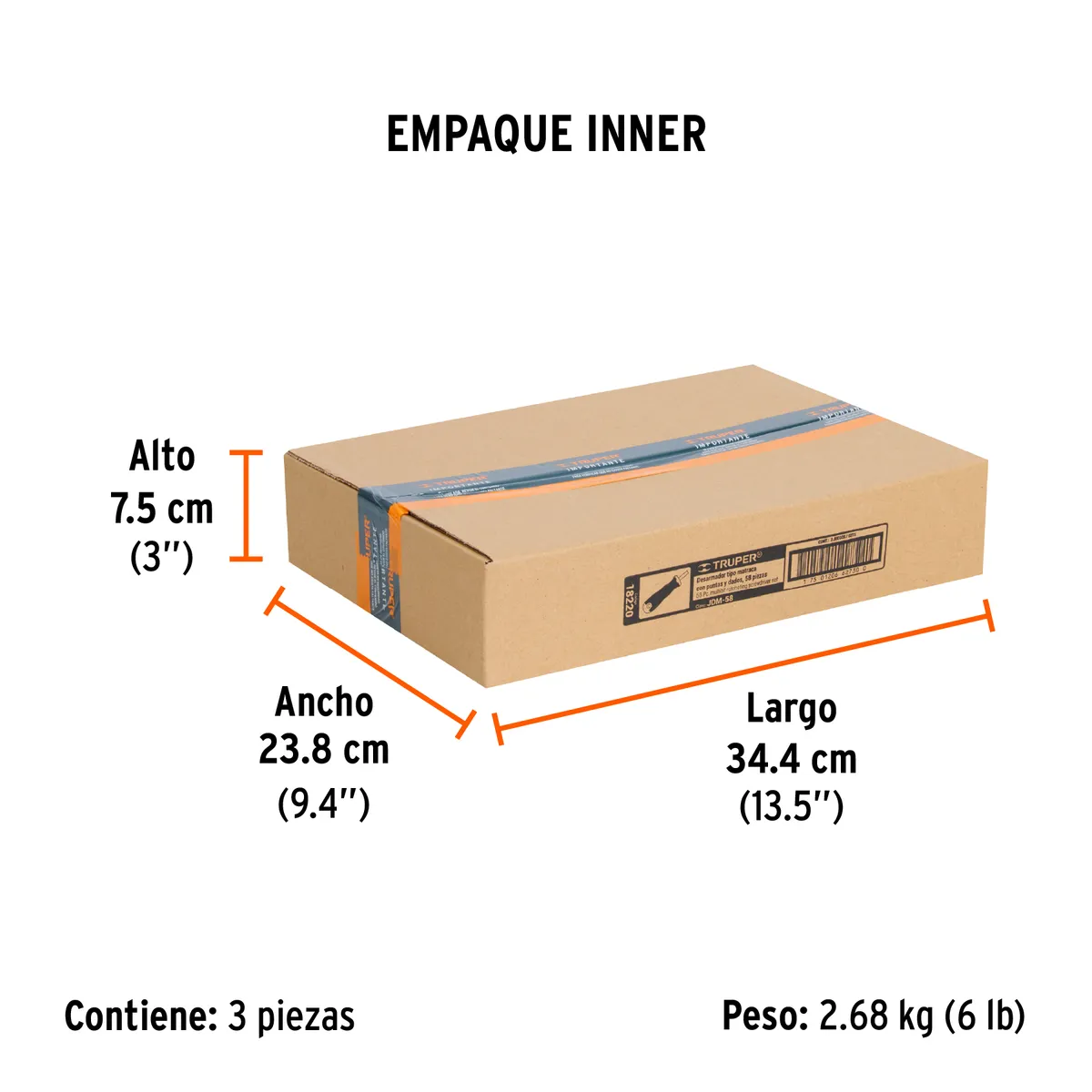 Desarmador de Matraca con 42 Puntas y Dados Truper - 18220