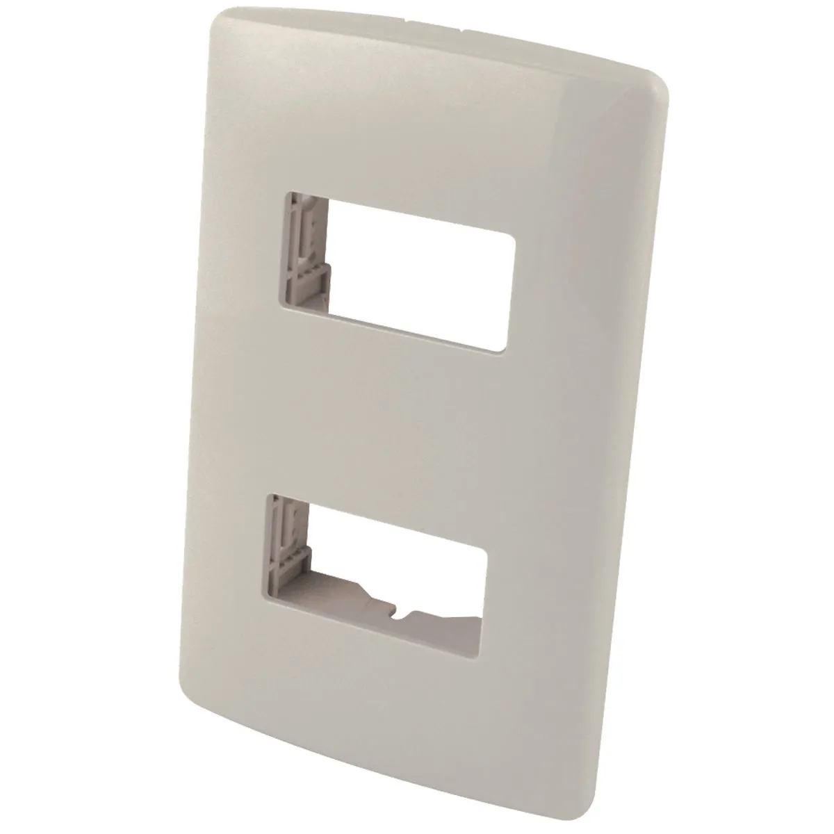 Placa Ciega de Plástico ABS Blanca AKSI - 118310