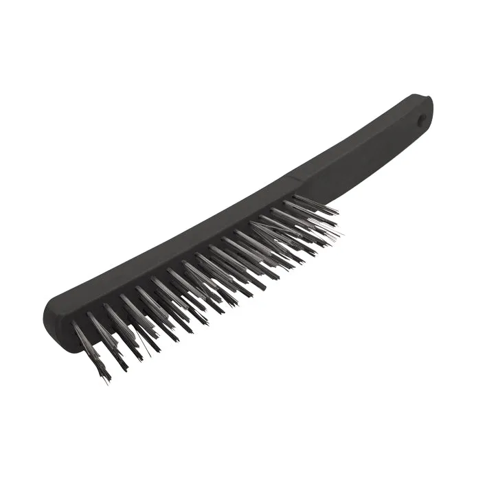 Cepillo de Alambre con Mango 3 x 17 Hileras AKSI - 109802