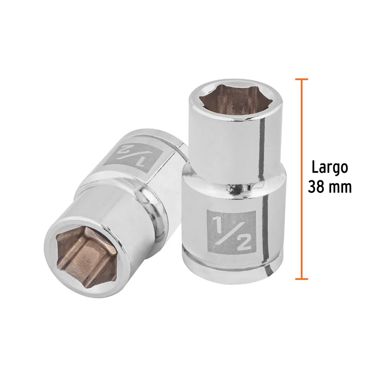 Dado de 1/2" 6 Puntas Cuadro 1/2" Truper - 13232