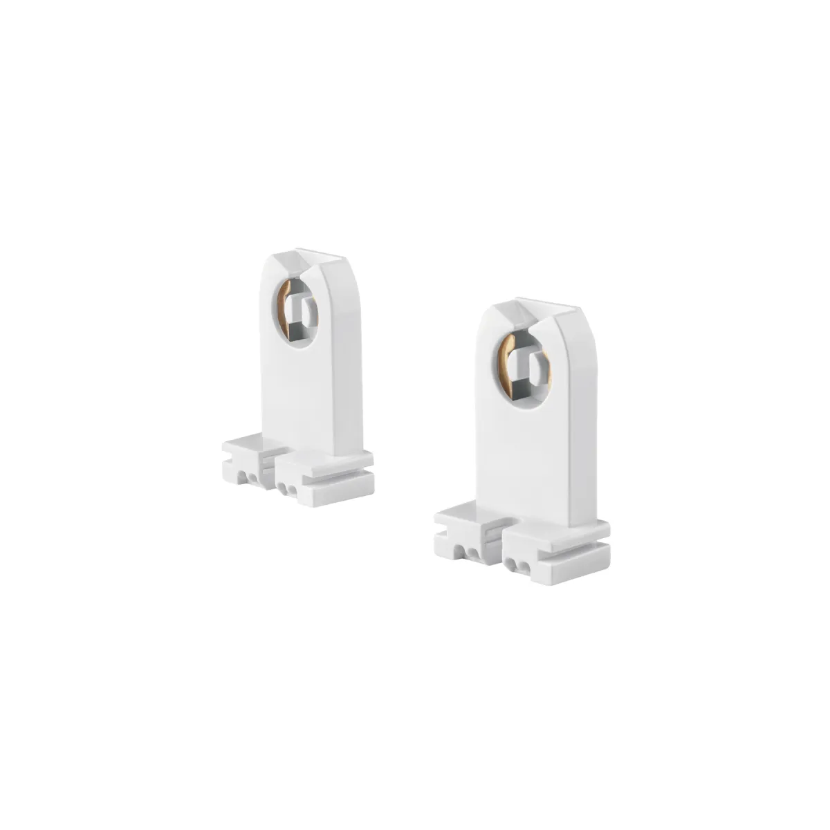 Bolsa con 2 Piezas de Portalámpara para Tubo LED Base G13 Volteck - 46508