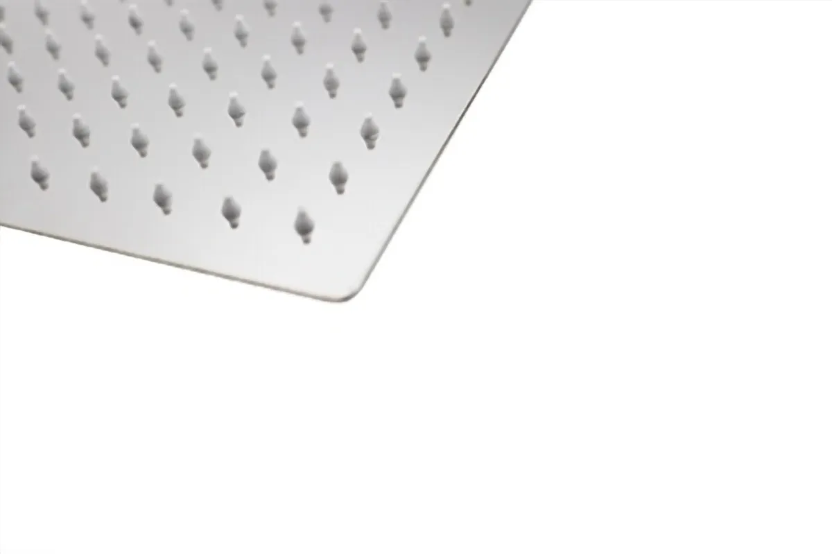Regadera Cuadrada 10" de Acero Inoxidable Deluxe MEER - RC107