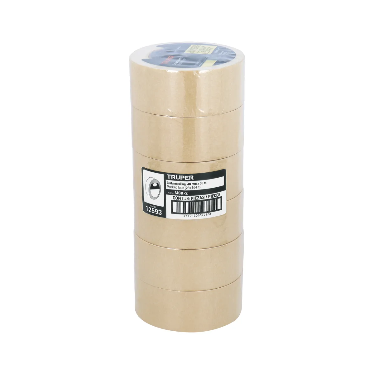 Cinta Masking Tape 2" x 50 m Truper - 12593