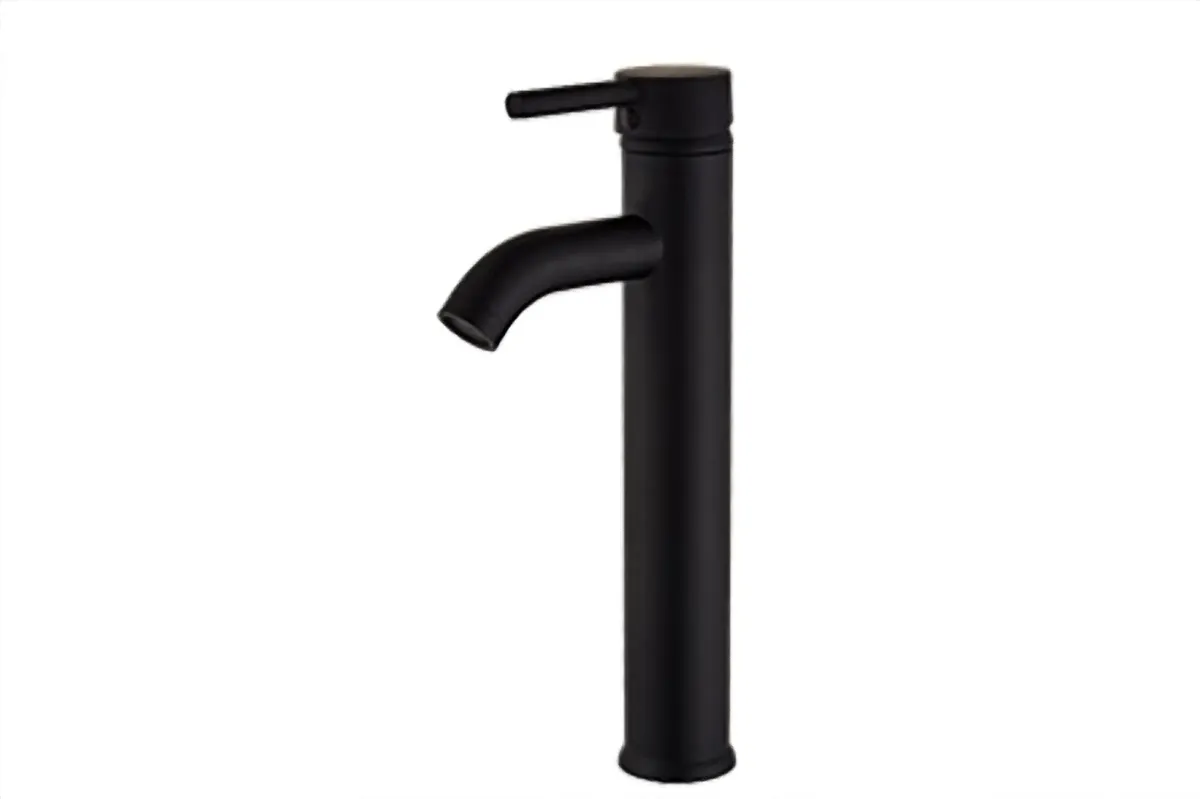 Monomando para Lavabo Negro 30 cm MEER - MZM4102
