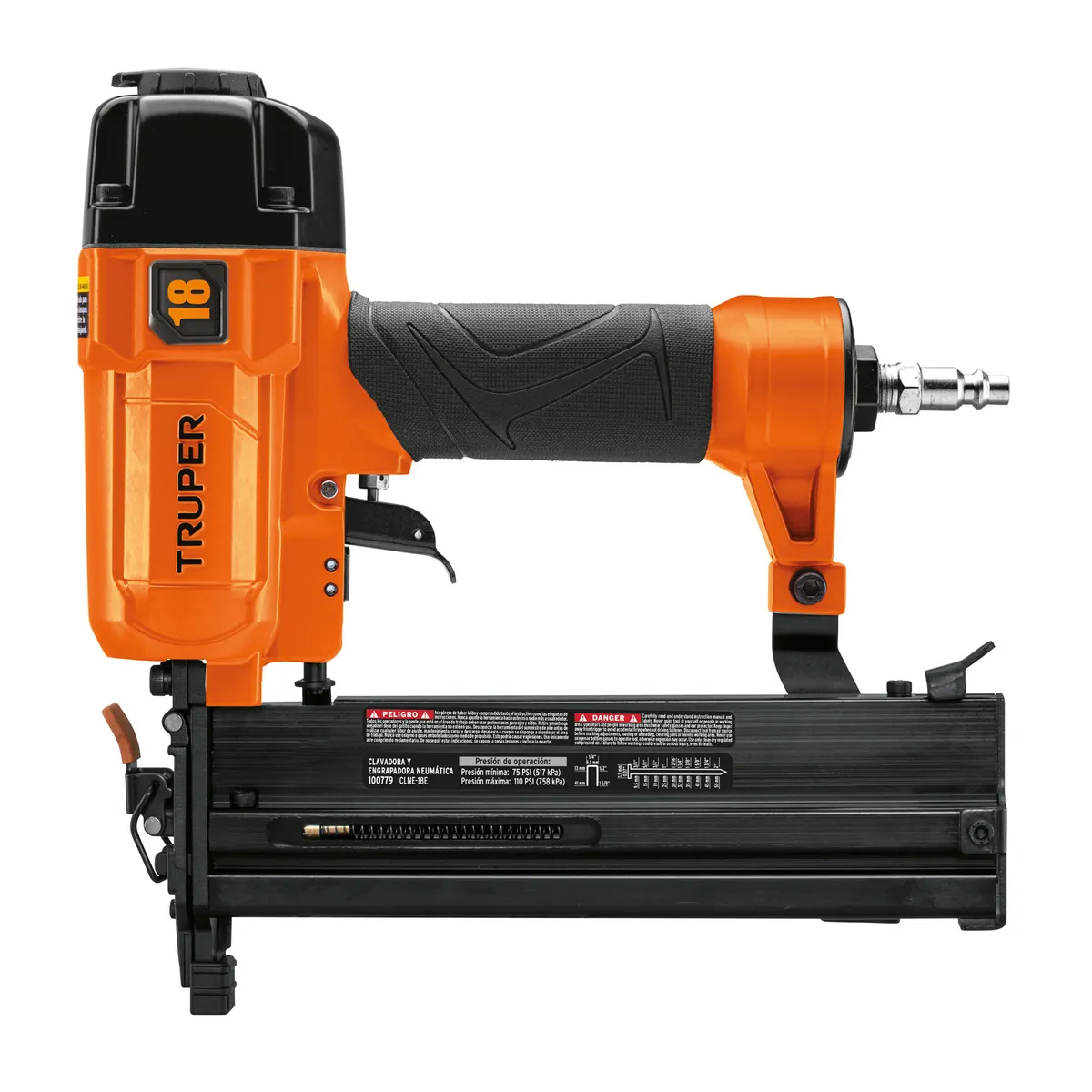 Clavadora y Engrapadora Neumática Profesional Calibre 18 Truper - 100779