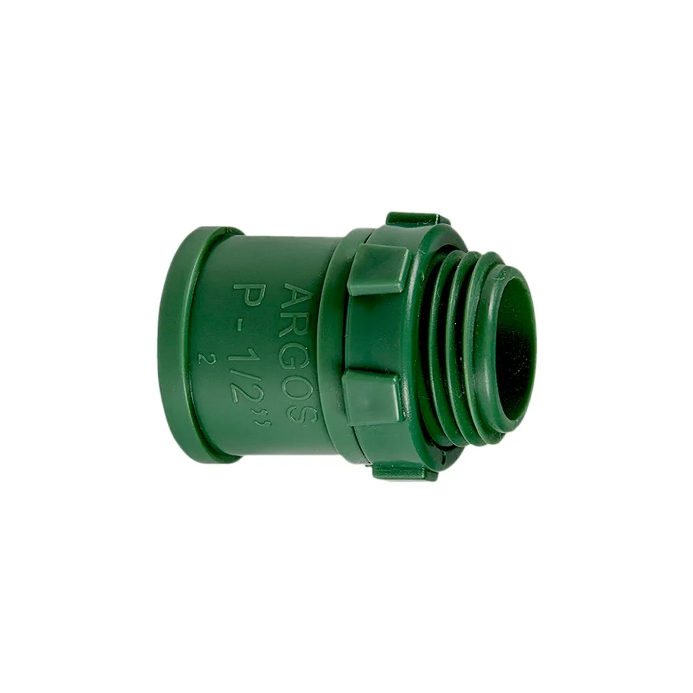 Conector PVC Pesado 13 mm 1/2" ARGOS - Paquete de 25 Piezas