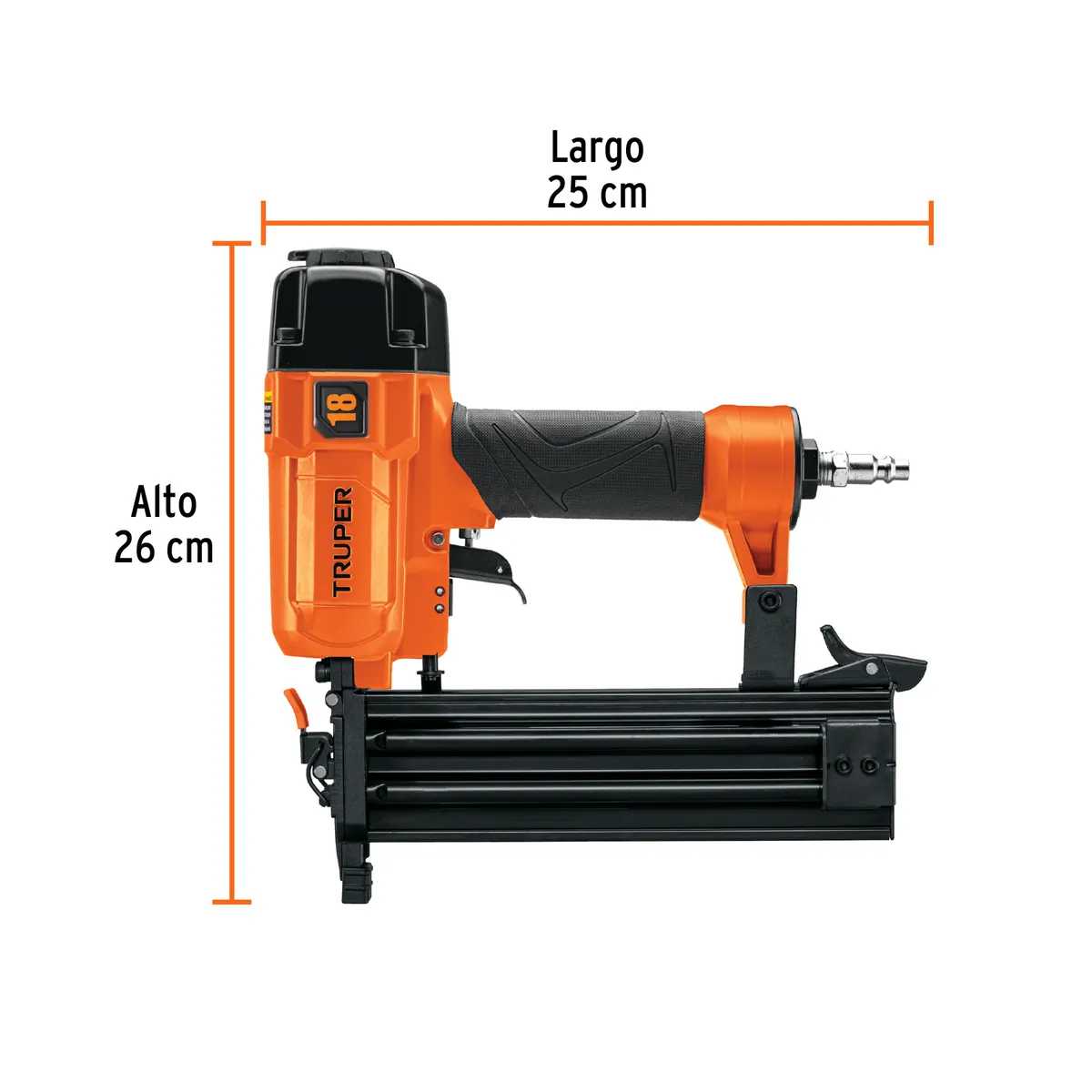 Clavadora Neumática Profesional Calibre 18 Truper - 13180