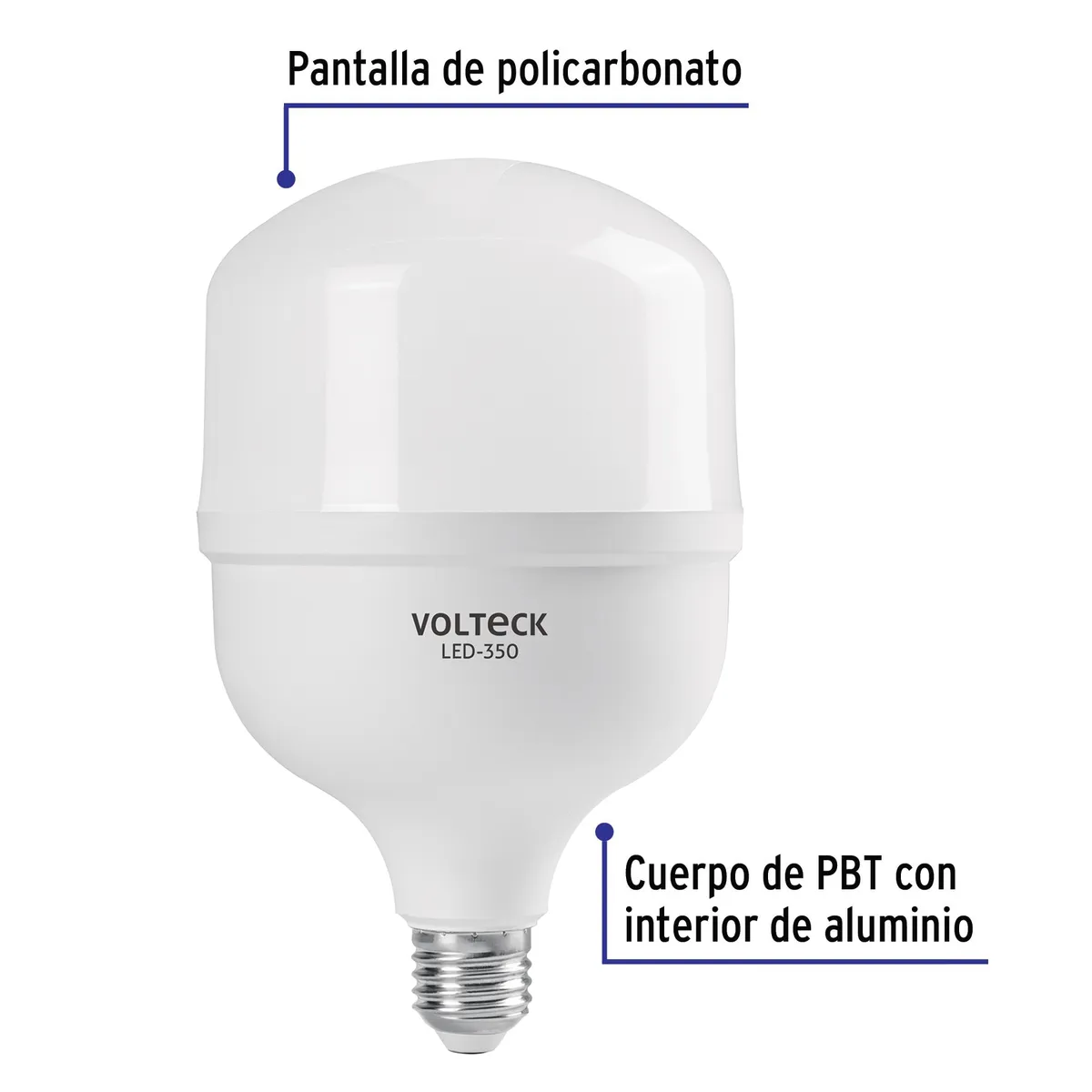 Foco LED de Alta Potencia 40 W Luz Blanca Fría Truper - 46227