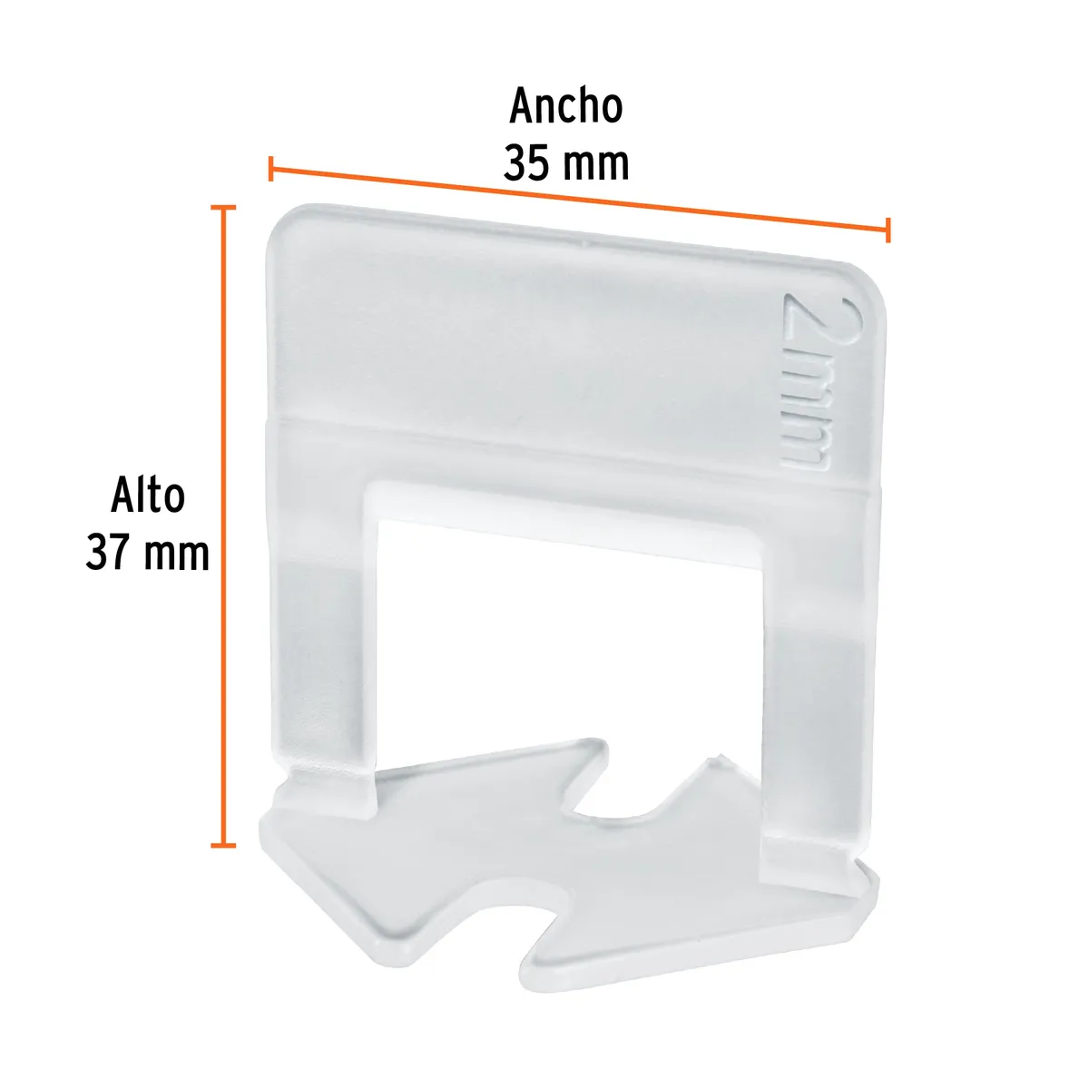 Bolsa con 100 Anclas de 2 mm Truper - 100517