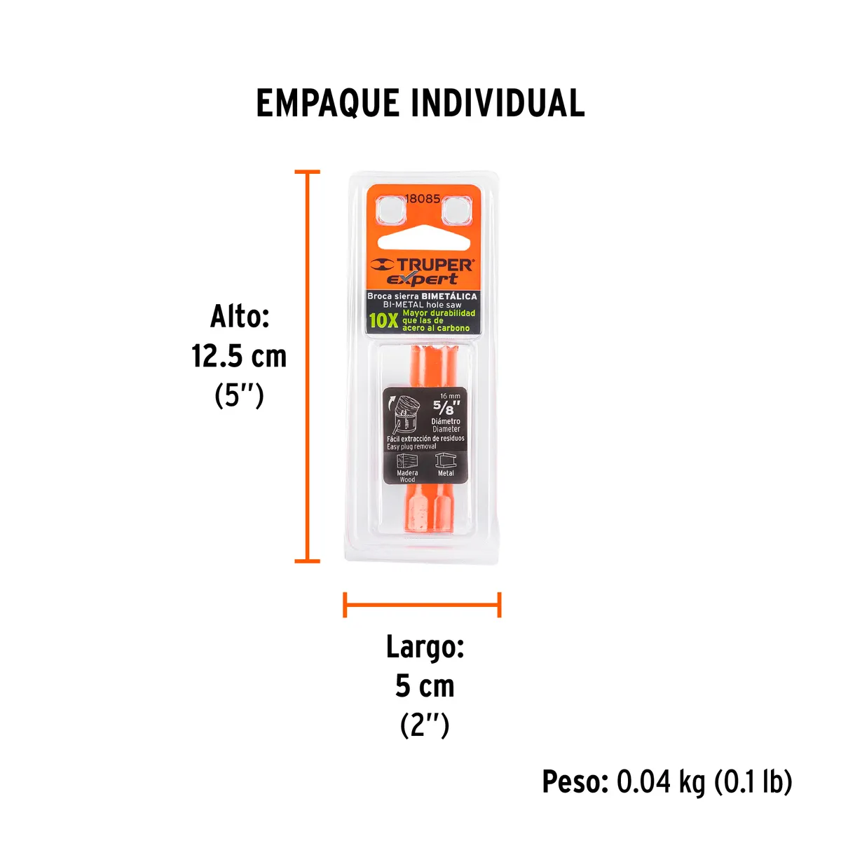 Brocasierra Bimetálica Truper Expert 5/8" - 18085