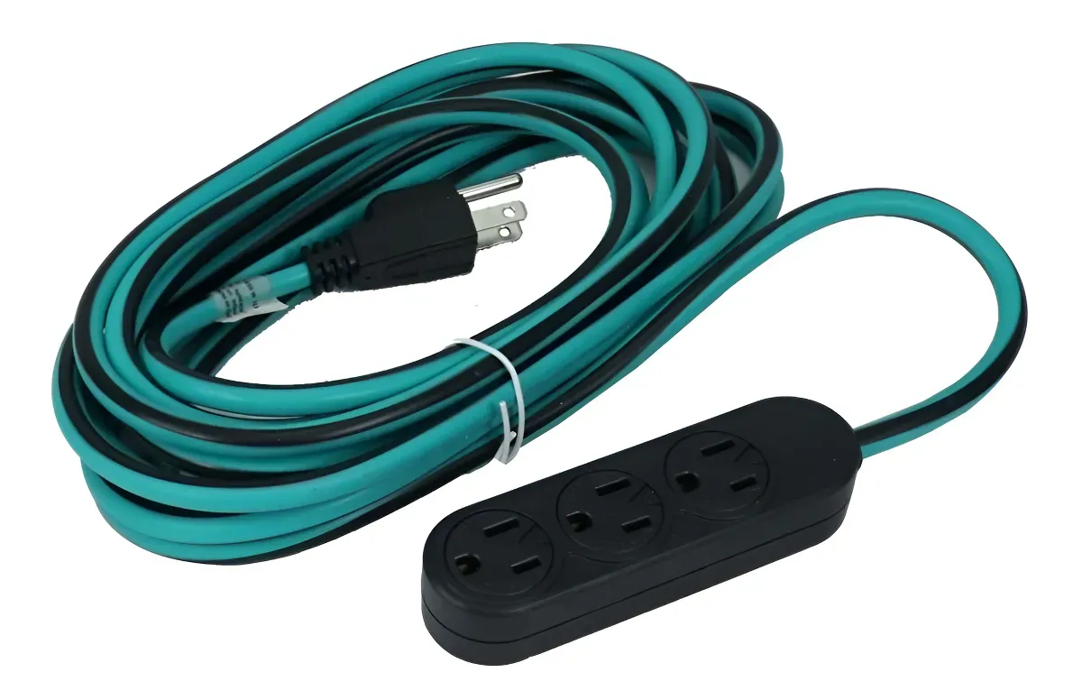 Multicontacto 3 Tomas Argos 9730063 Negro Cable 5m 13A Uso Rudo