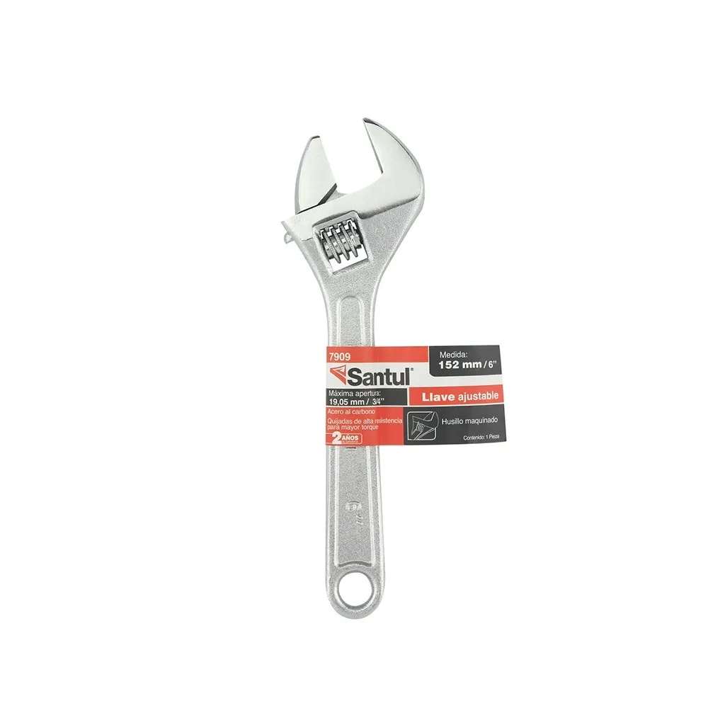Llave Perico 5/16" x 12" Cromada Santul - 7912