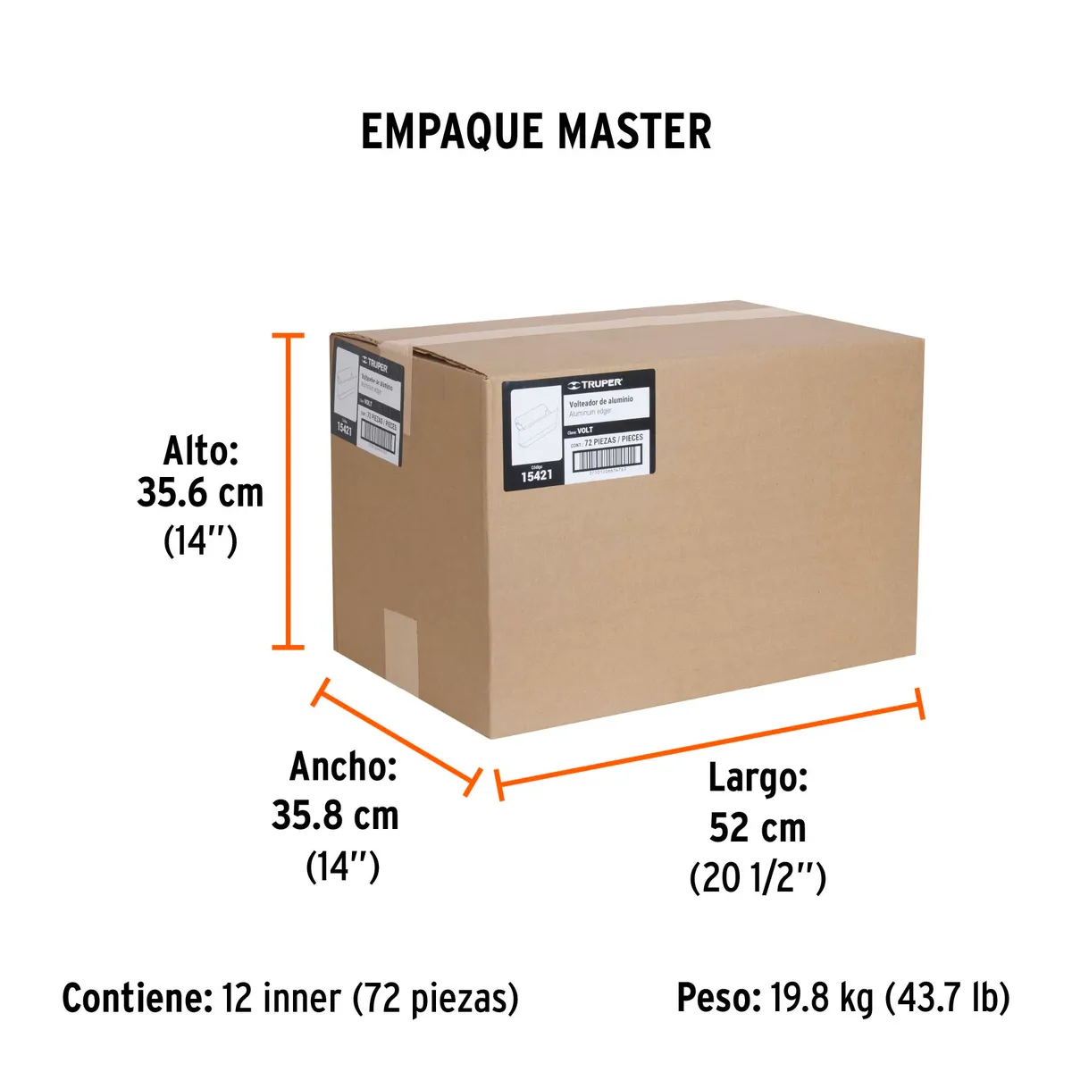 Volteador de Aluminio Truper VOLT - 15421
