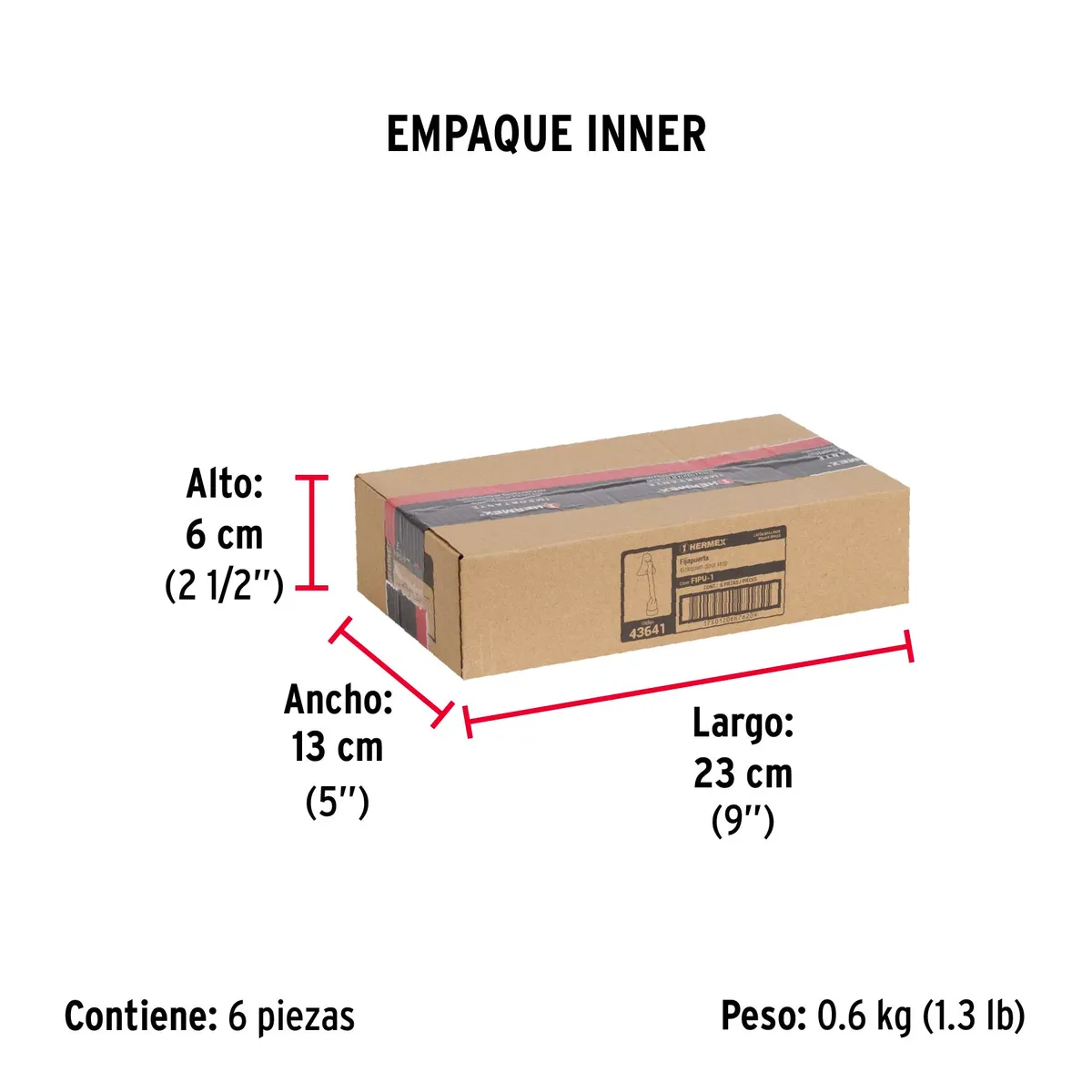 Fijapuerta Metálico Acabado Latón FIPU-1 Truper - 43641