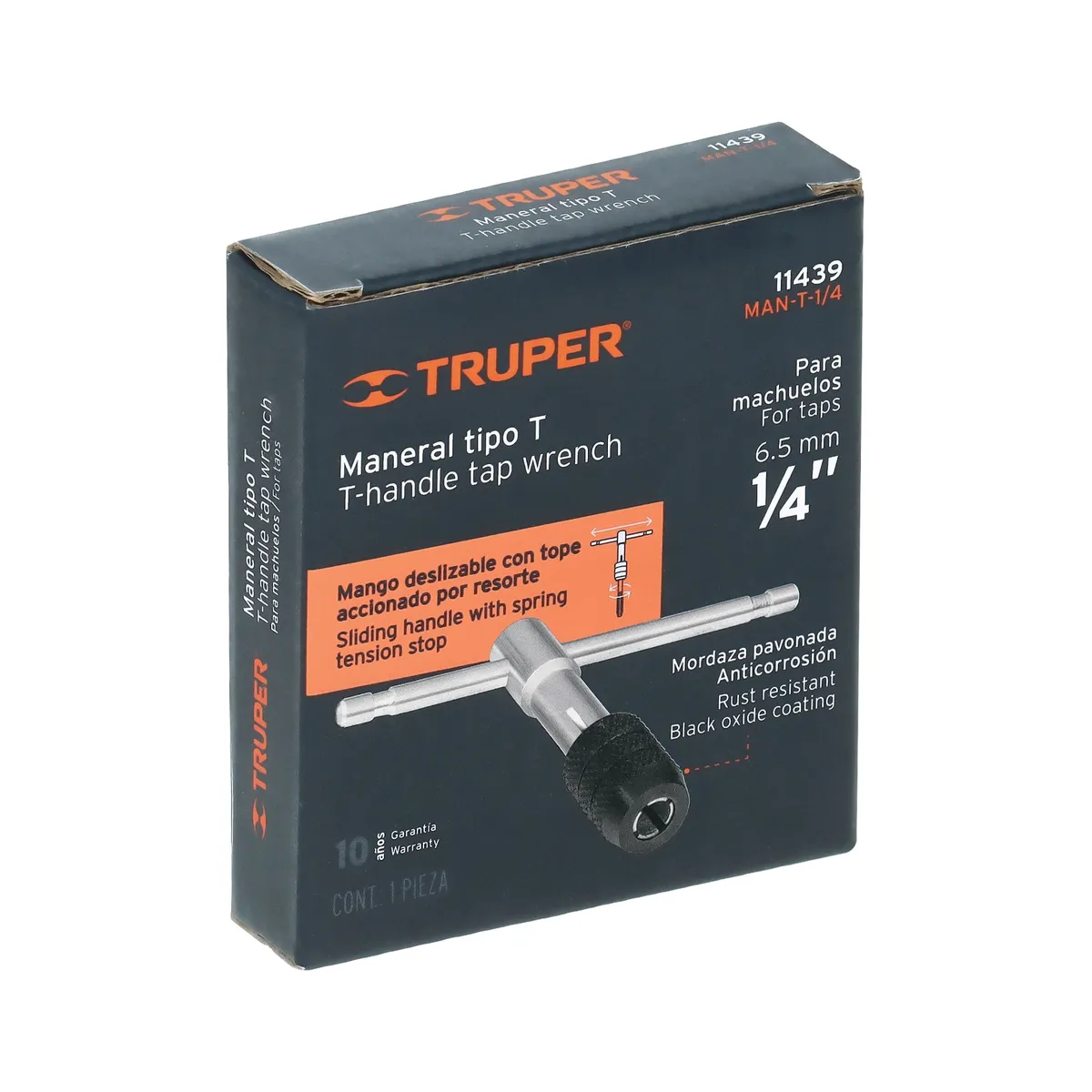Maneral Tipo T para Machuelo 1/4" Truper - 11439
