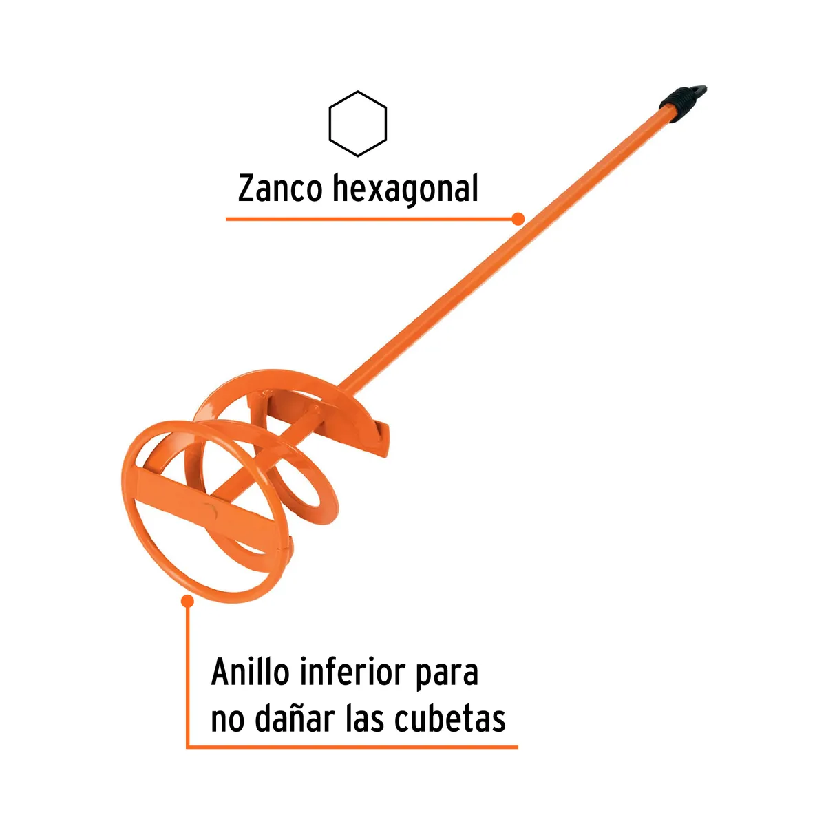 Revolvedor de Pintura 100 mm de Diámetro Truper - 15824