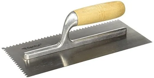 Llana Canto Dentado Triangular 10" Santul - 7951