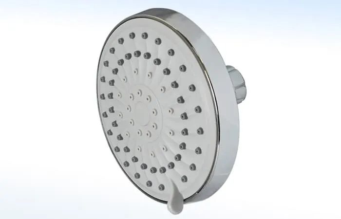 Regadera Asia Redonda 4" con 5 Tipos de Chorro Rugo - 44AB