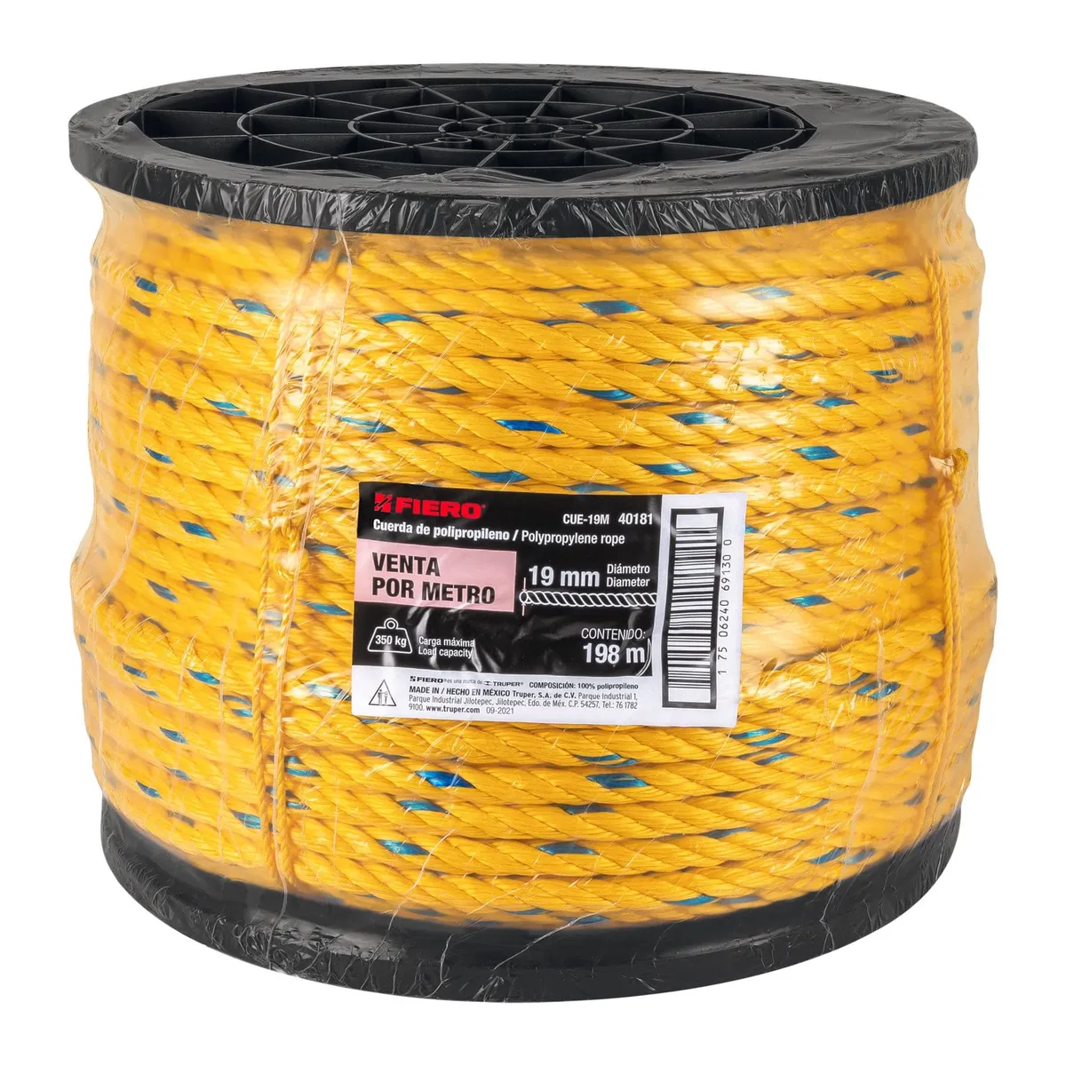 Metro de Cuerda de Polipropileno 3/4" Truper - 40181