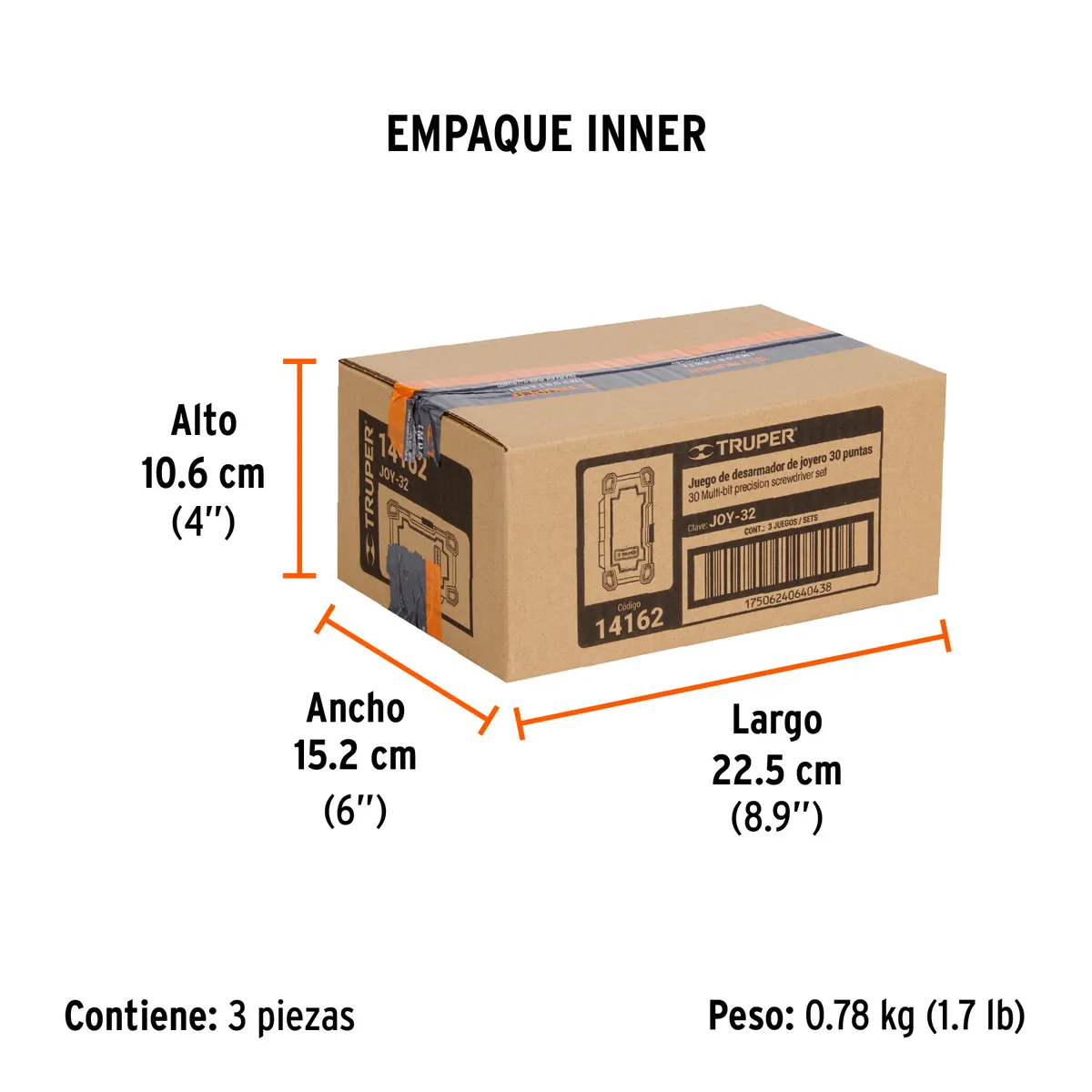 Desarmador de Precisión con 30 Puntas y Extensión Truper - 14162