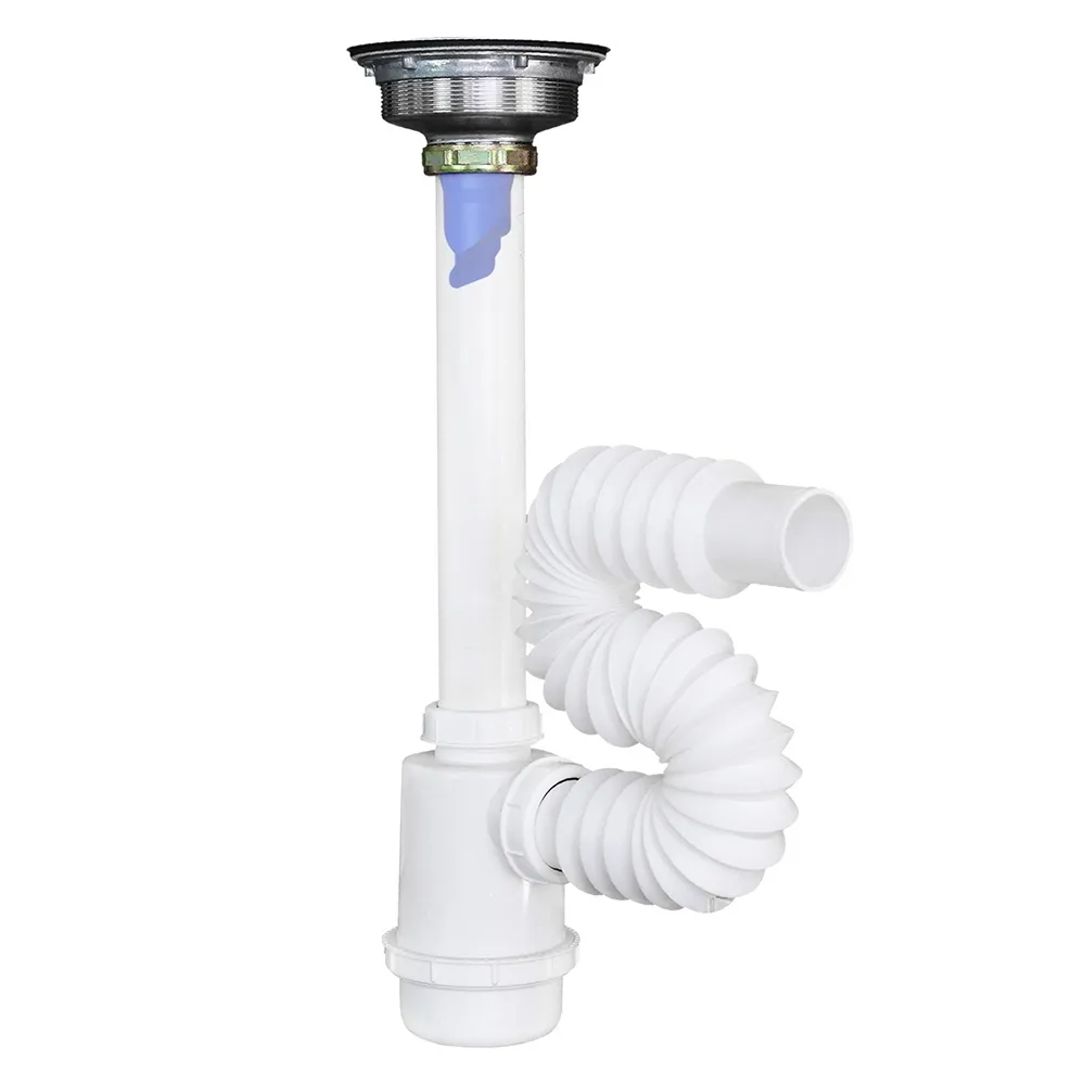 Céspol Flexible con Contra de Acero Inoxidable Bote Grande 55 cm Fleximatic - 2335A