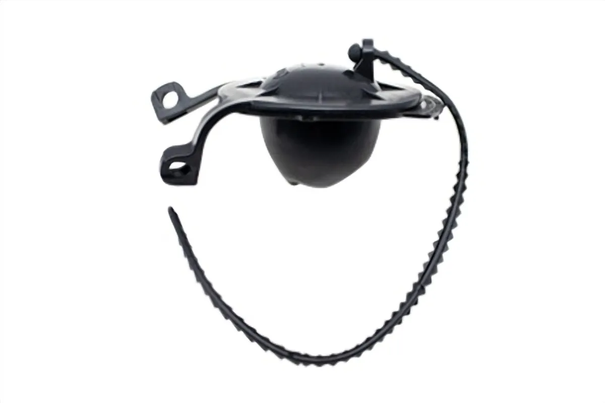Sapo Flexible para WC 2" Negro MEER - SAPO