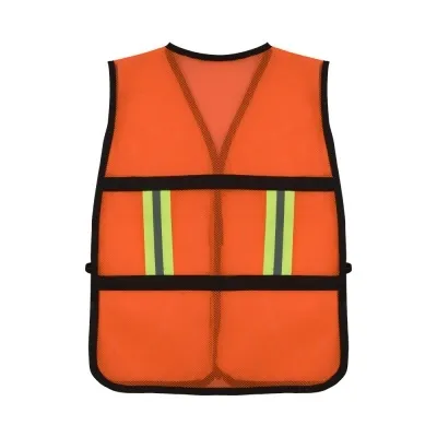 Chaleco de Malla Naranja con Reflejante Unitalla Gimbel - 14SEGURI068SM