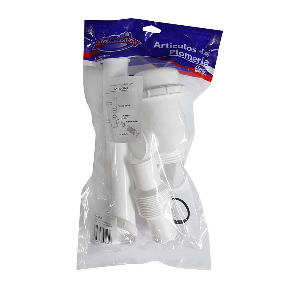 Trampa con Bote Grande Tubo y Extensión Flexible 25 cm Fleximatic - 2308