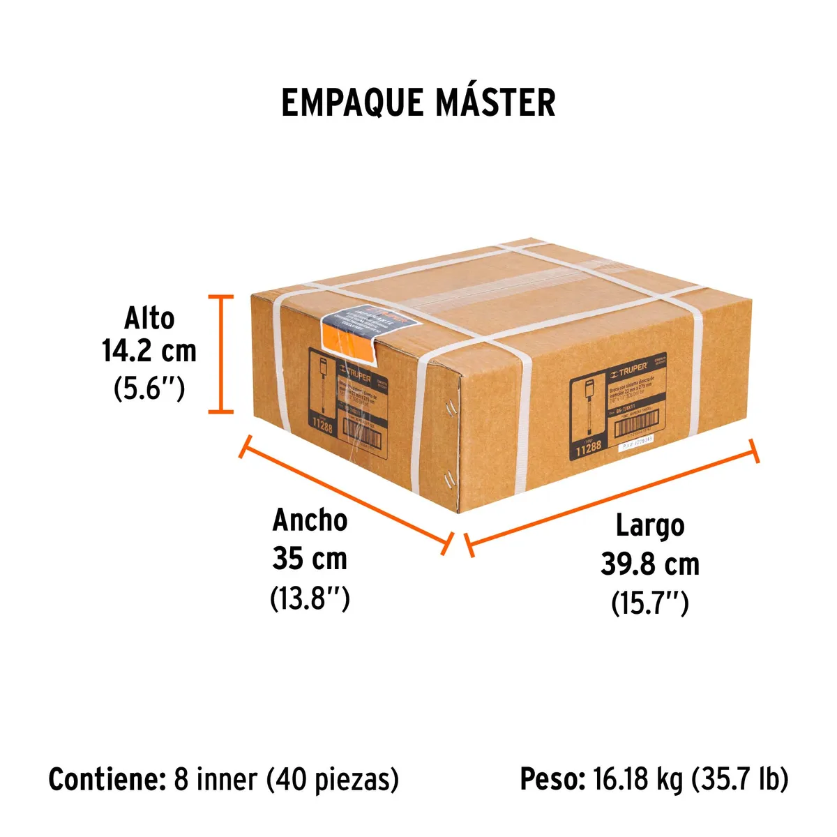 Broca SDS Plus 7/8" x 11" Truper - 11288