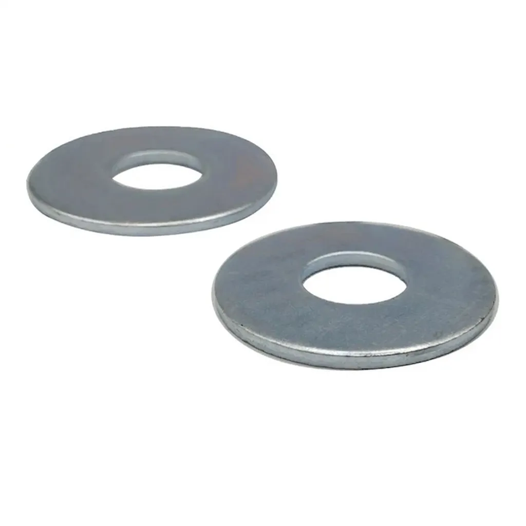Arandela Plana Galvanizada 1/4" - Paquete de 100 Piezas