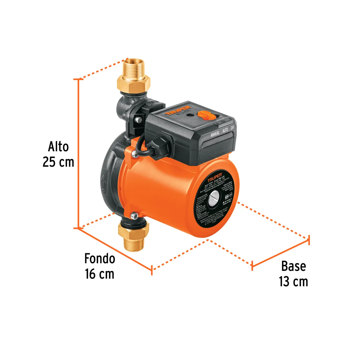 Bomba Presurizadora 1/3 HP Truper - 103356