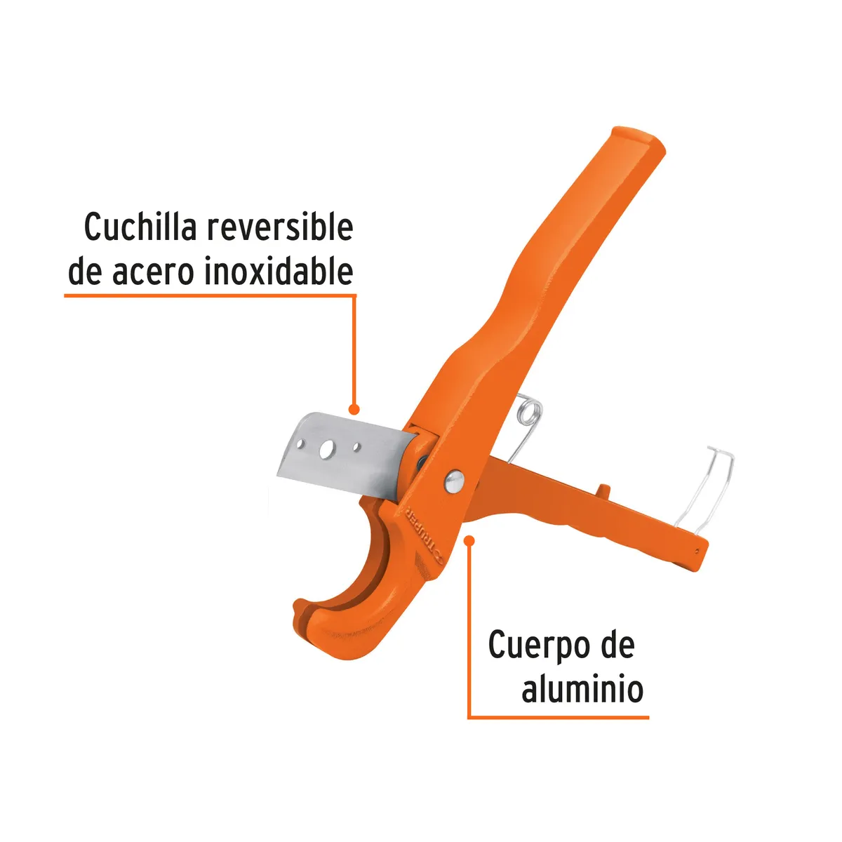 Cortador de Tubo Plástico Corte 3/4" 19 mm Truper - 12857