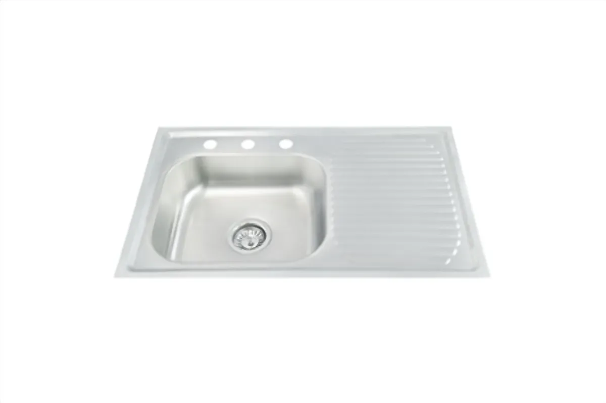 Tarja Sencilla 80x50 cm con Escurridor Derecho MEER - TSED8050