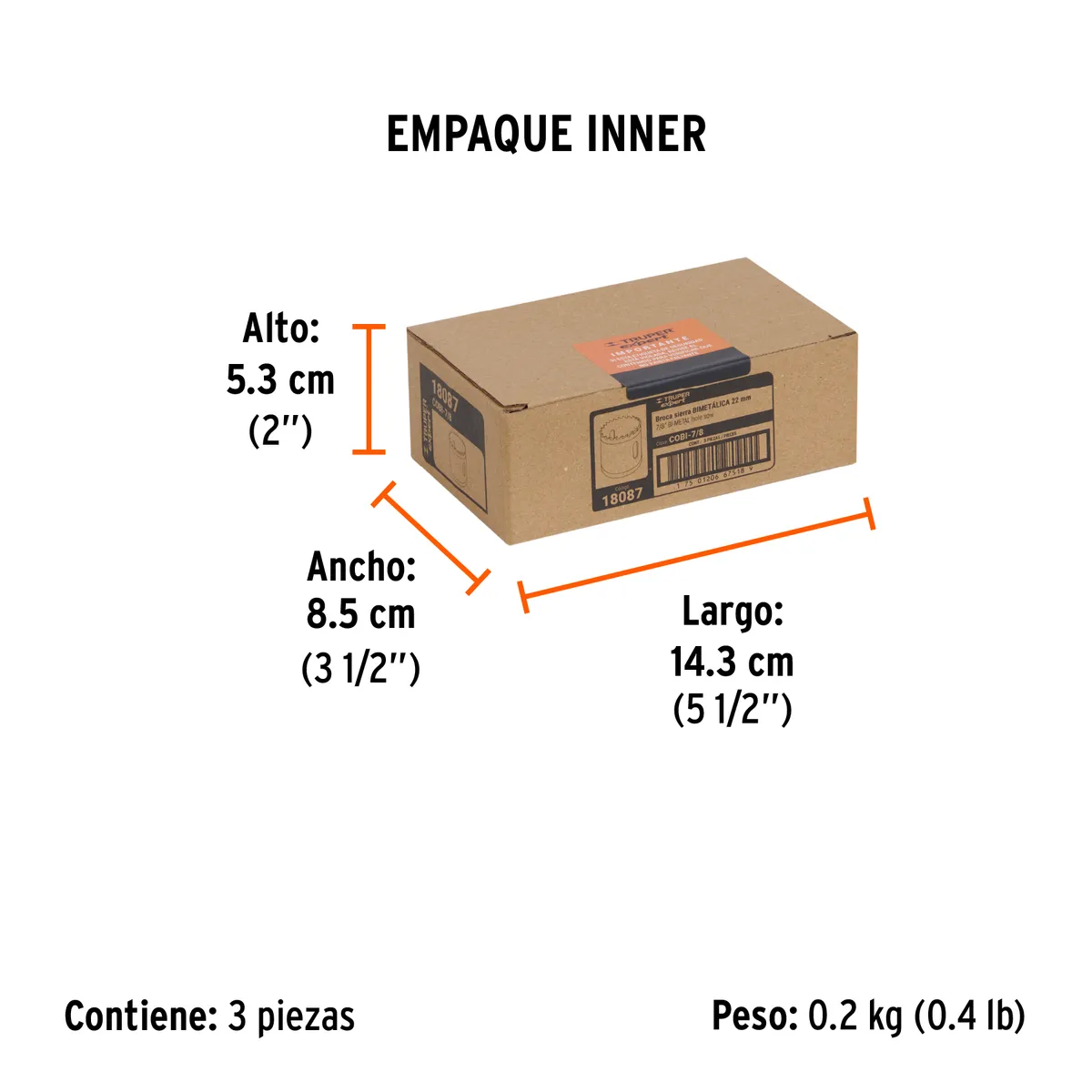 Brocasierra Bimetálica Truper Expert 7/8" - 18087