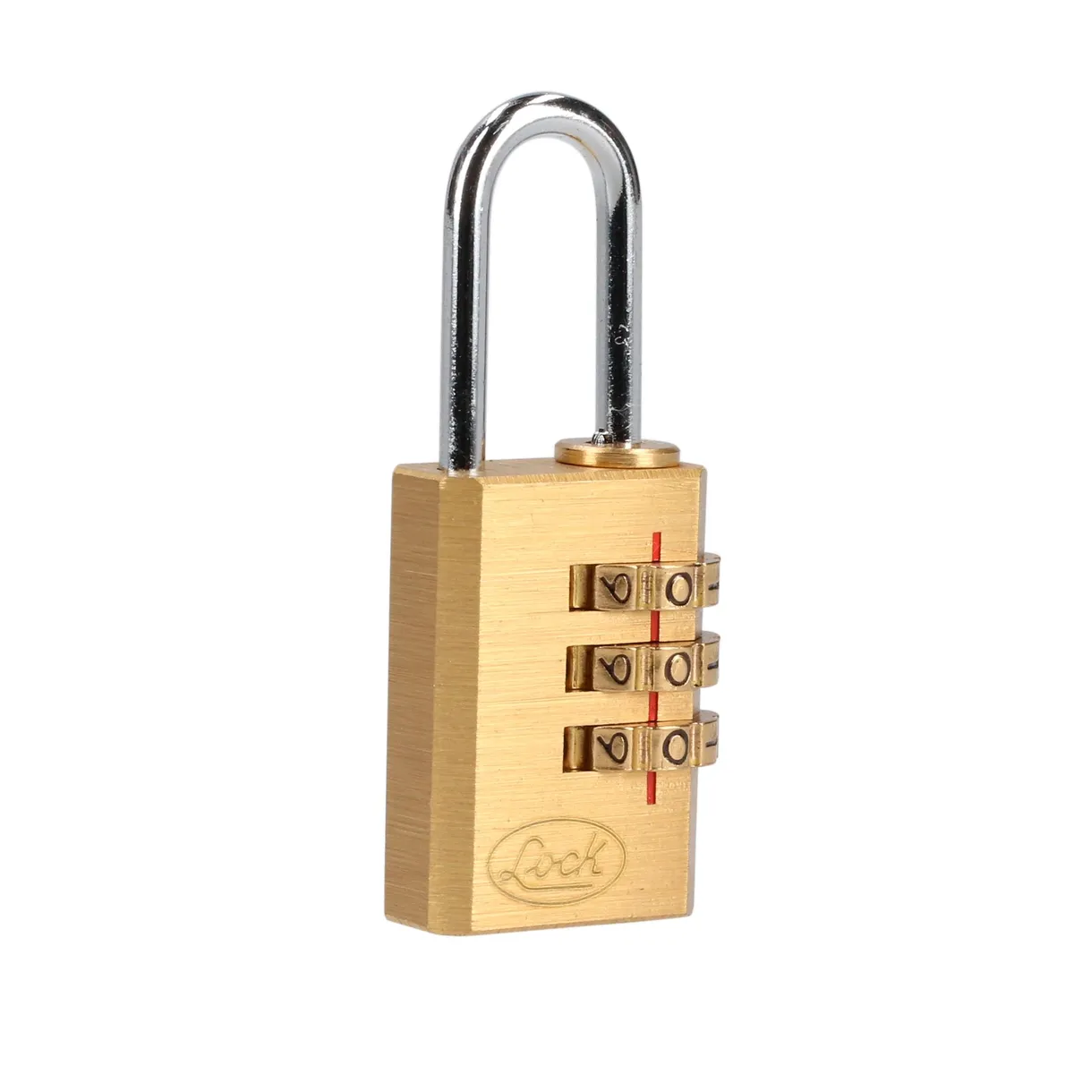 Candado de combinación reseteable con cuerpo de latón Lock