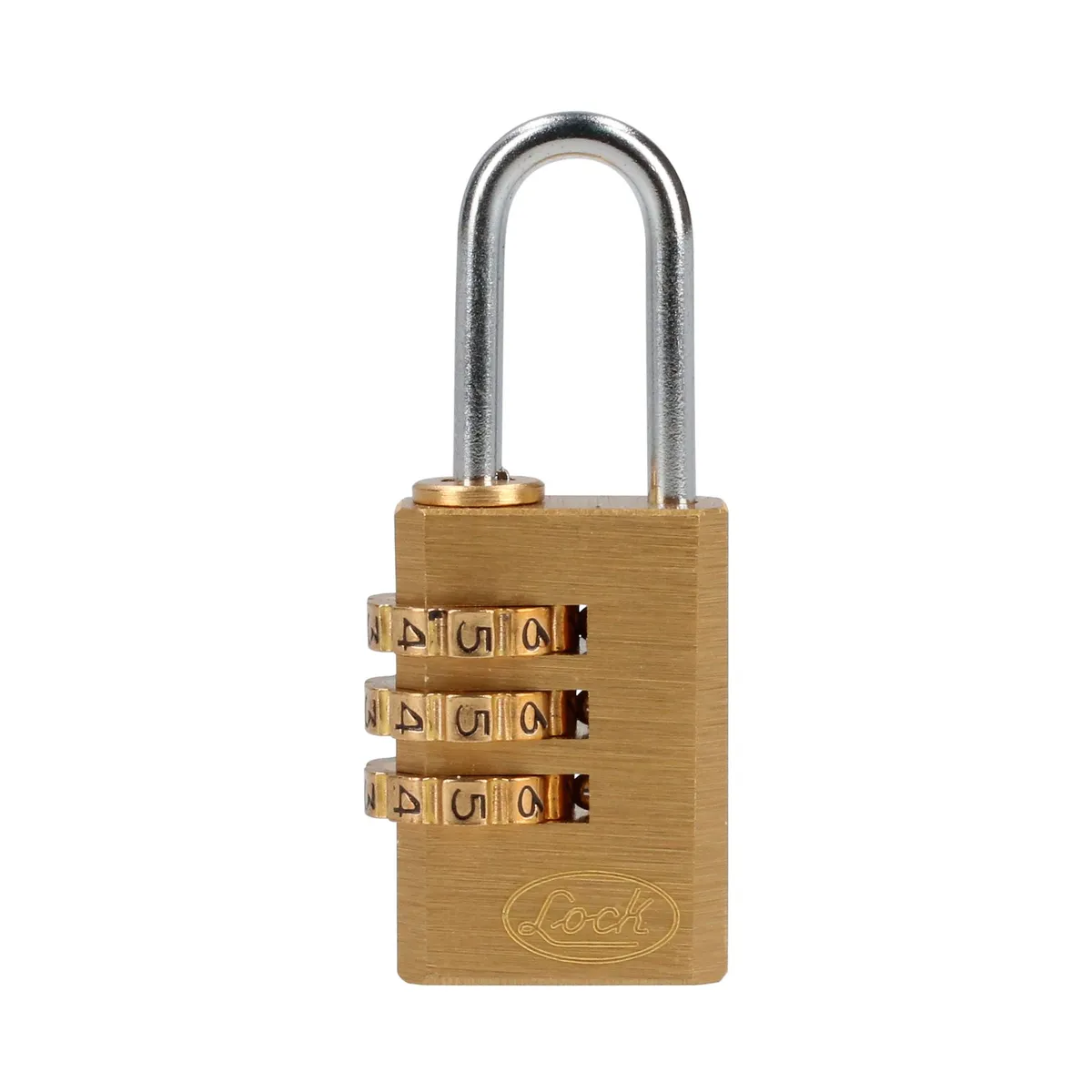 Candado de combinación reseteable con cuerpo de latón Lock