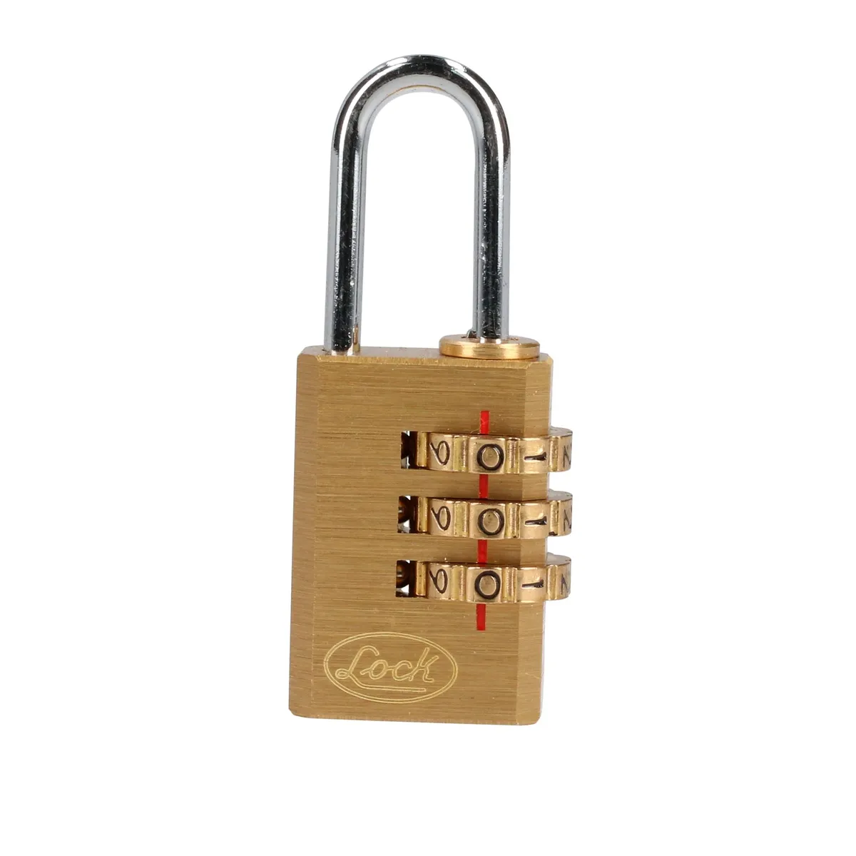 Candado de combinación reseteable con cuerpo de latón Lock