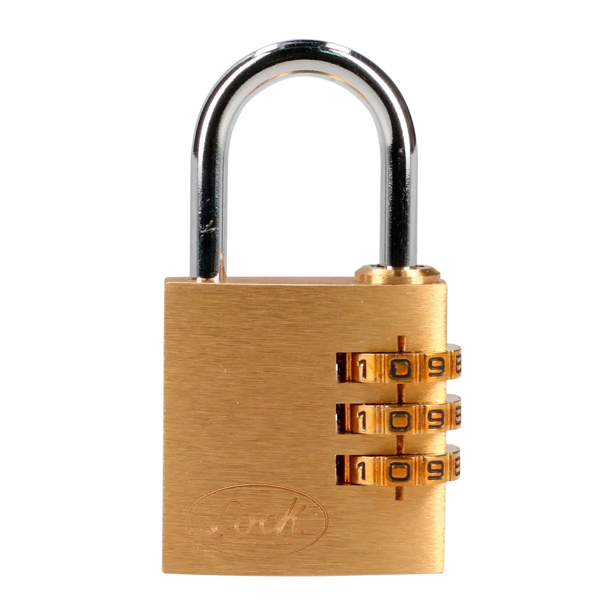 Candado de combinación reseteable con cuerpo de latón Lock