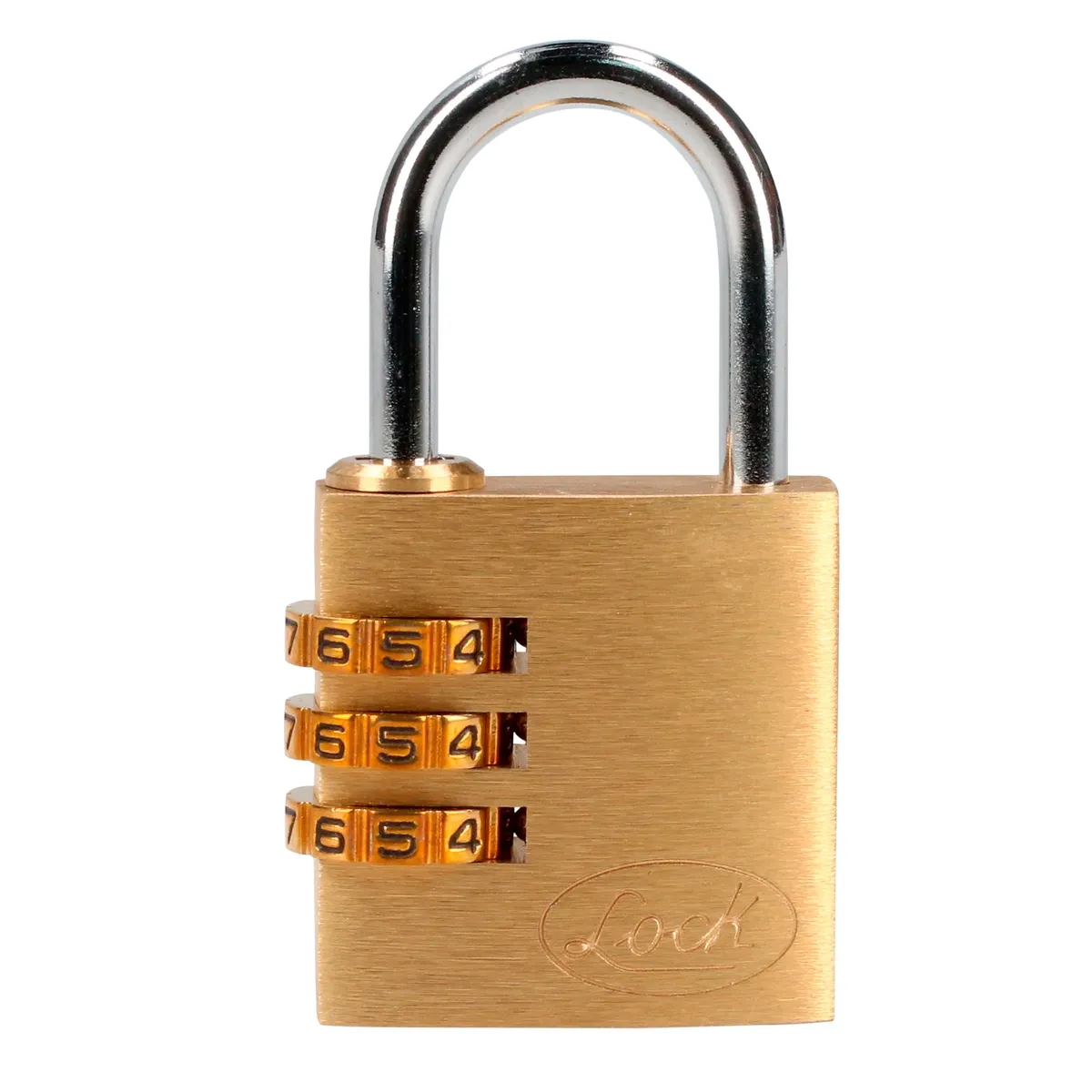 Candado de combinación reseteable con cuerpo de latón Lock