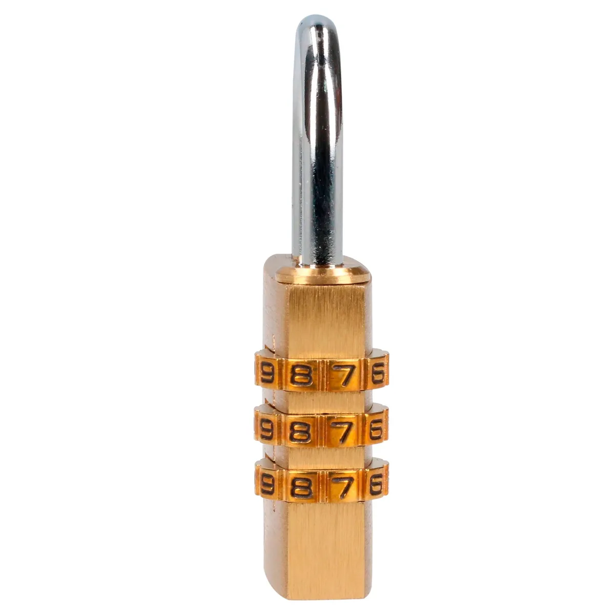 Candado de combinación reseteable con cuerpo de latón Lock