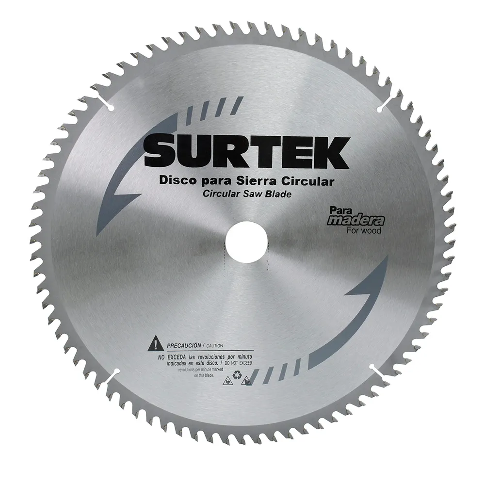 Disco para sierra circular 8 1/4" 40 dientes Surtek