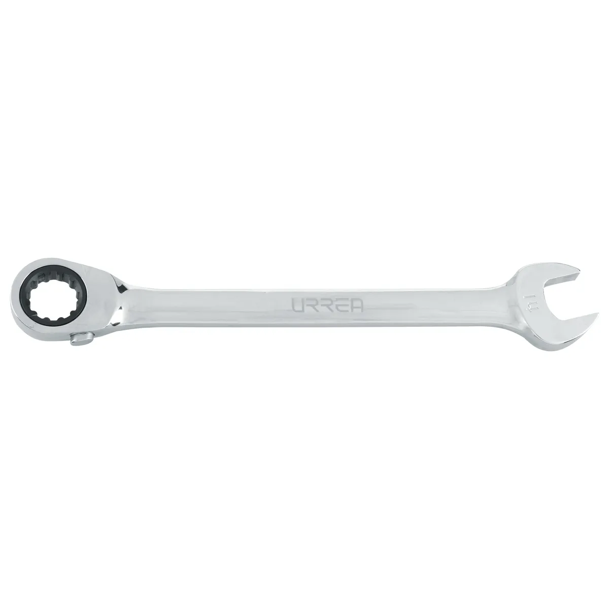 Llave métrica Urrea combinada de matraca SPLINE® reversible y llave española regular