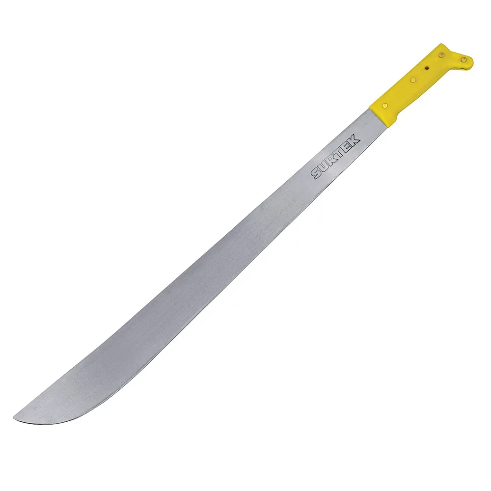 Machete cacha amarilla tipo recto 24" Surtek
