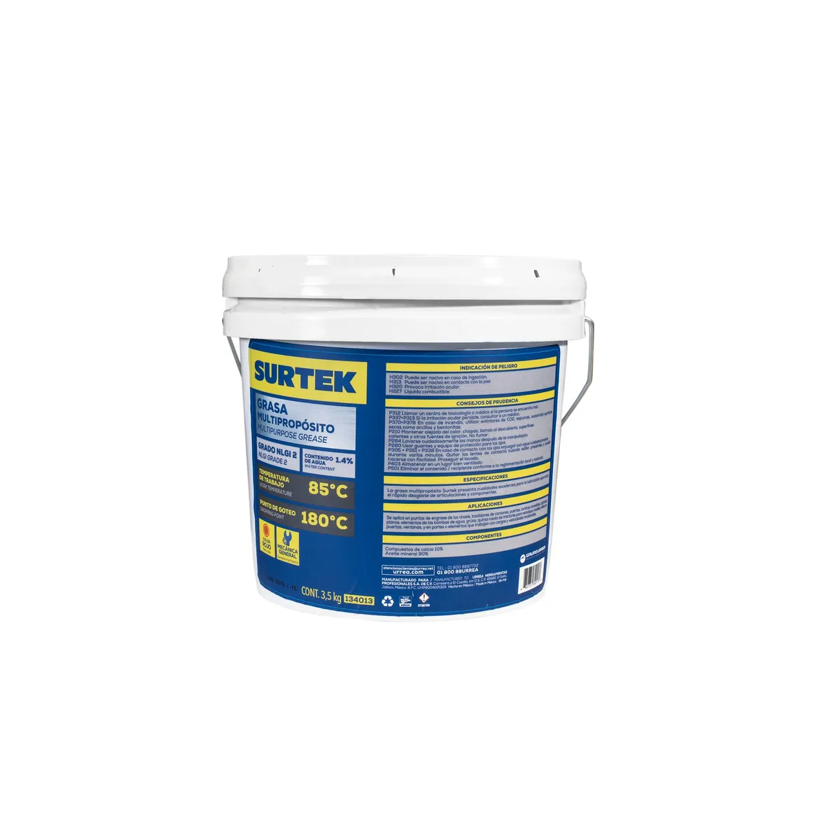 Grasa multipropósito 3.5kg Surtek